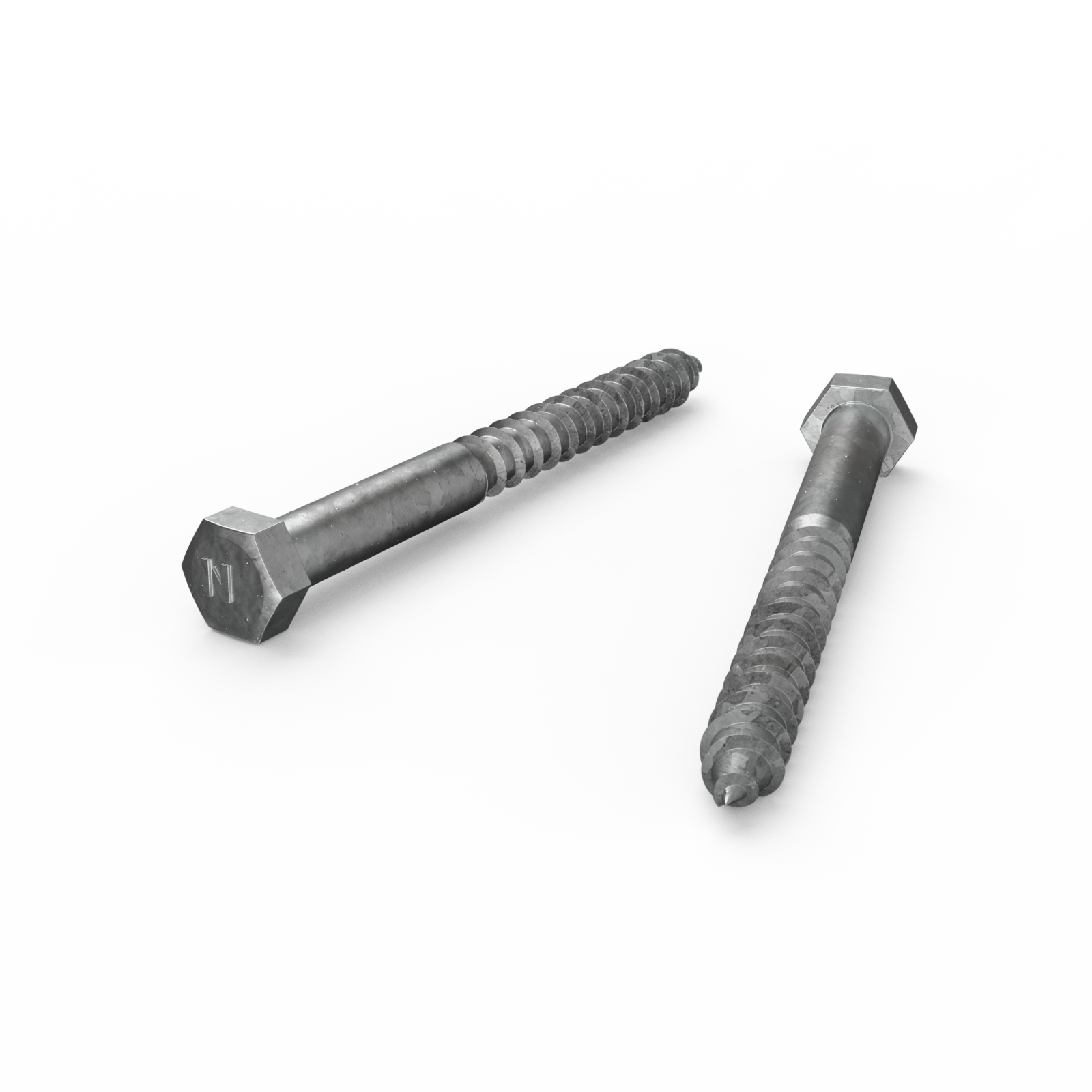 ZENITH M12 x 130mm Hot Dip Galvanised Hex Head Coach Screws - 12 Pack 3 ZENITH M12 x 130mm Hot Dip Galvanised Hex Head Coach Screws - 12 Pack