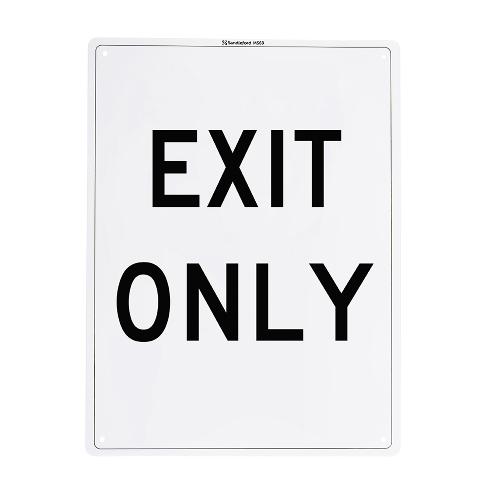 Sandleford 300 x 225mm Exit Only Plastic Sign