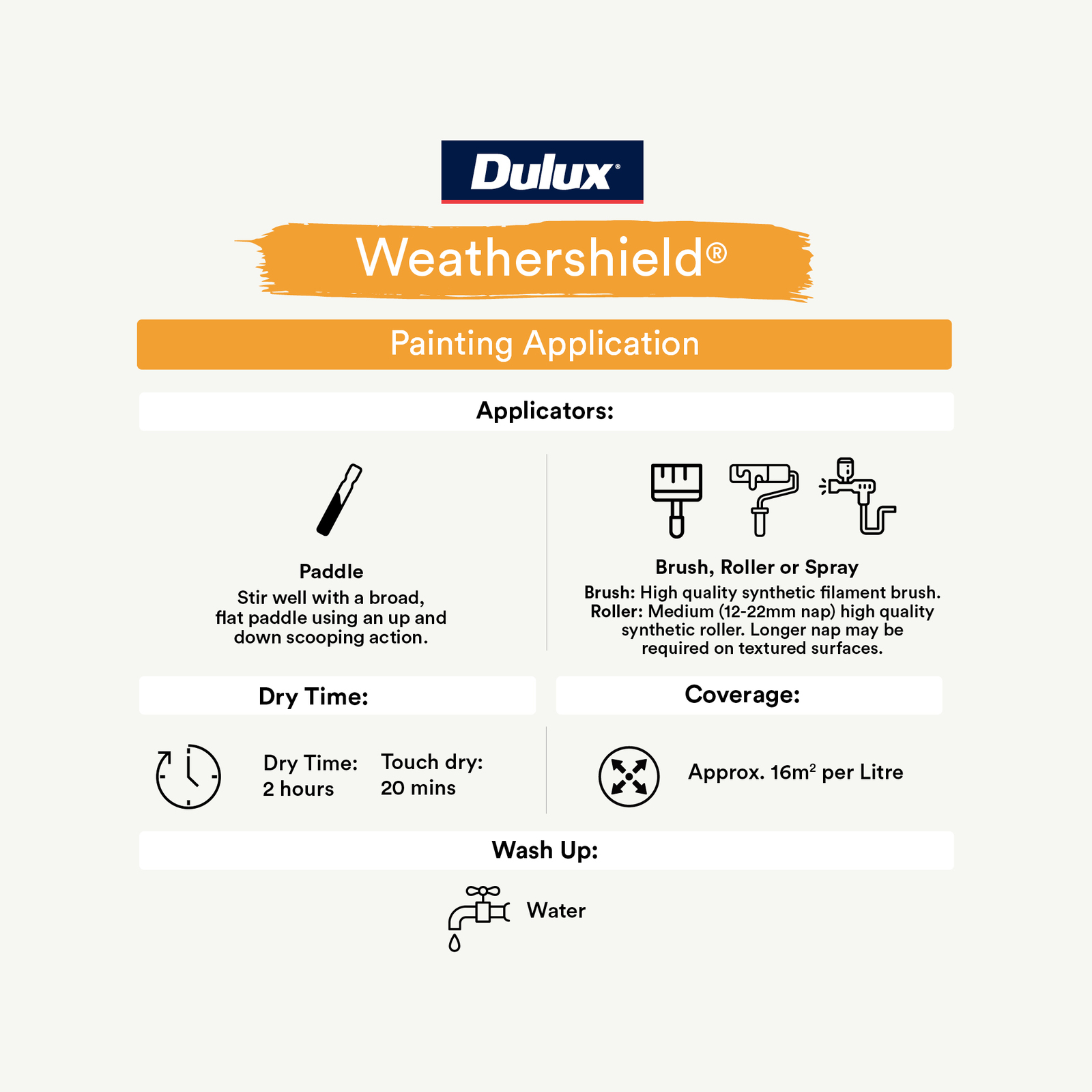 Dulux 4L Exterior Paint Weathershield Low Sheen Black - 4L
