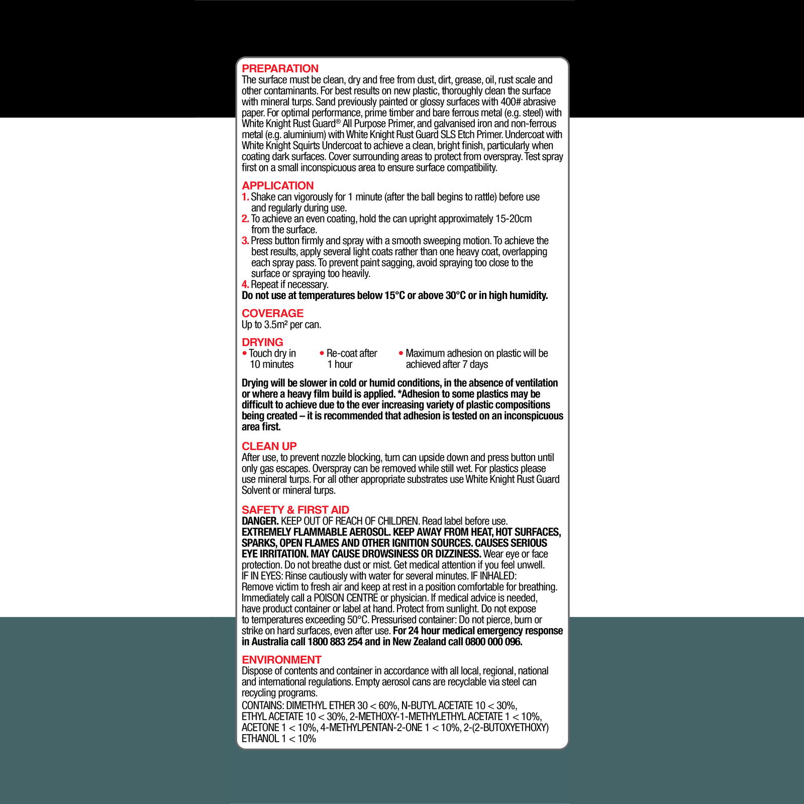 White Knight 310g Forest Green Gloss Squirts Spray Paint