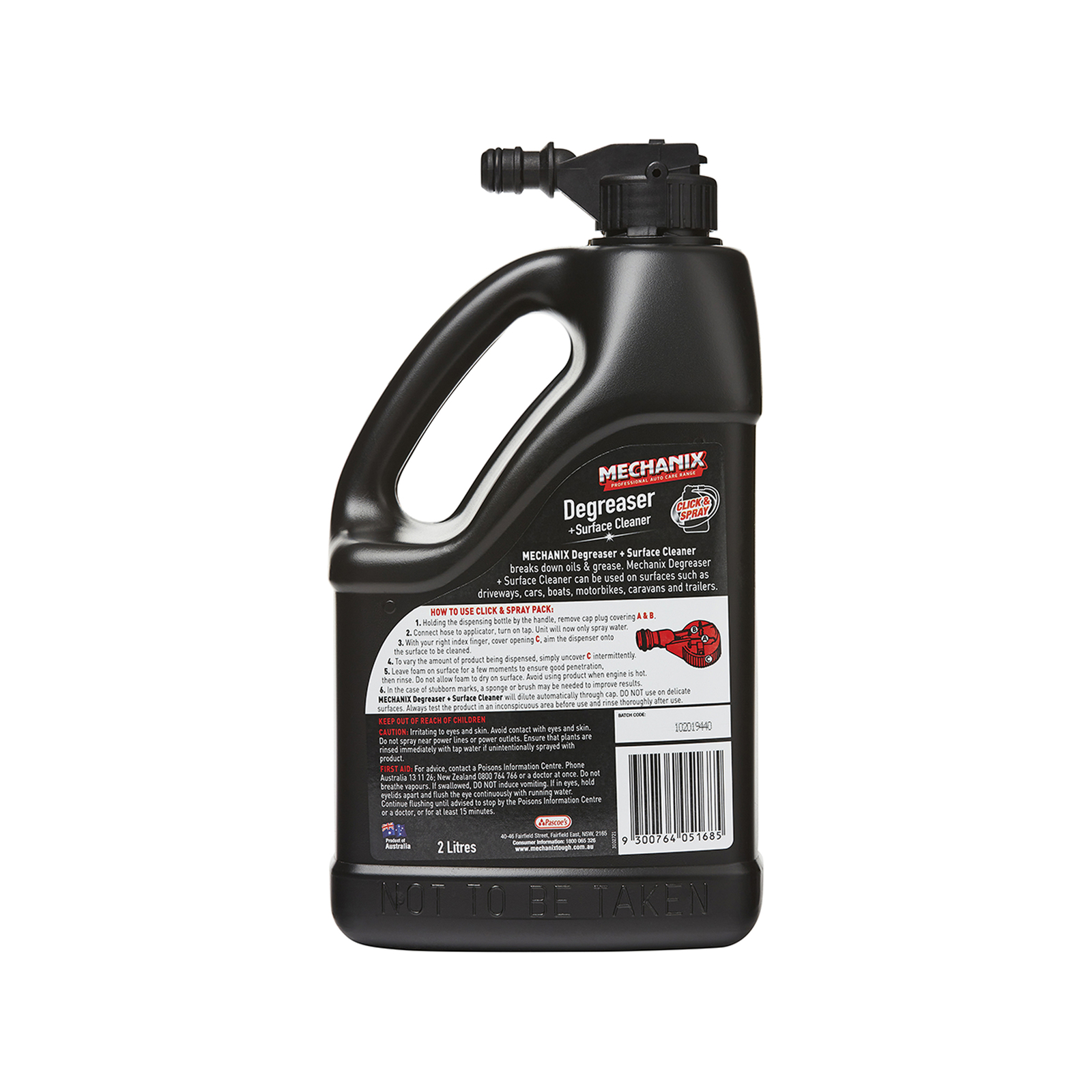 Mechanix 2L Click and Spray Degreaser