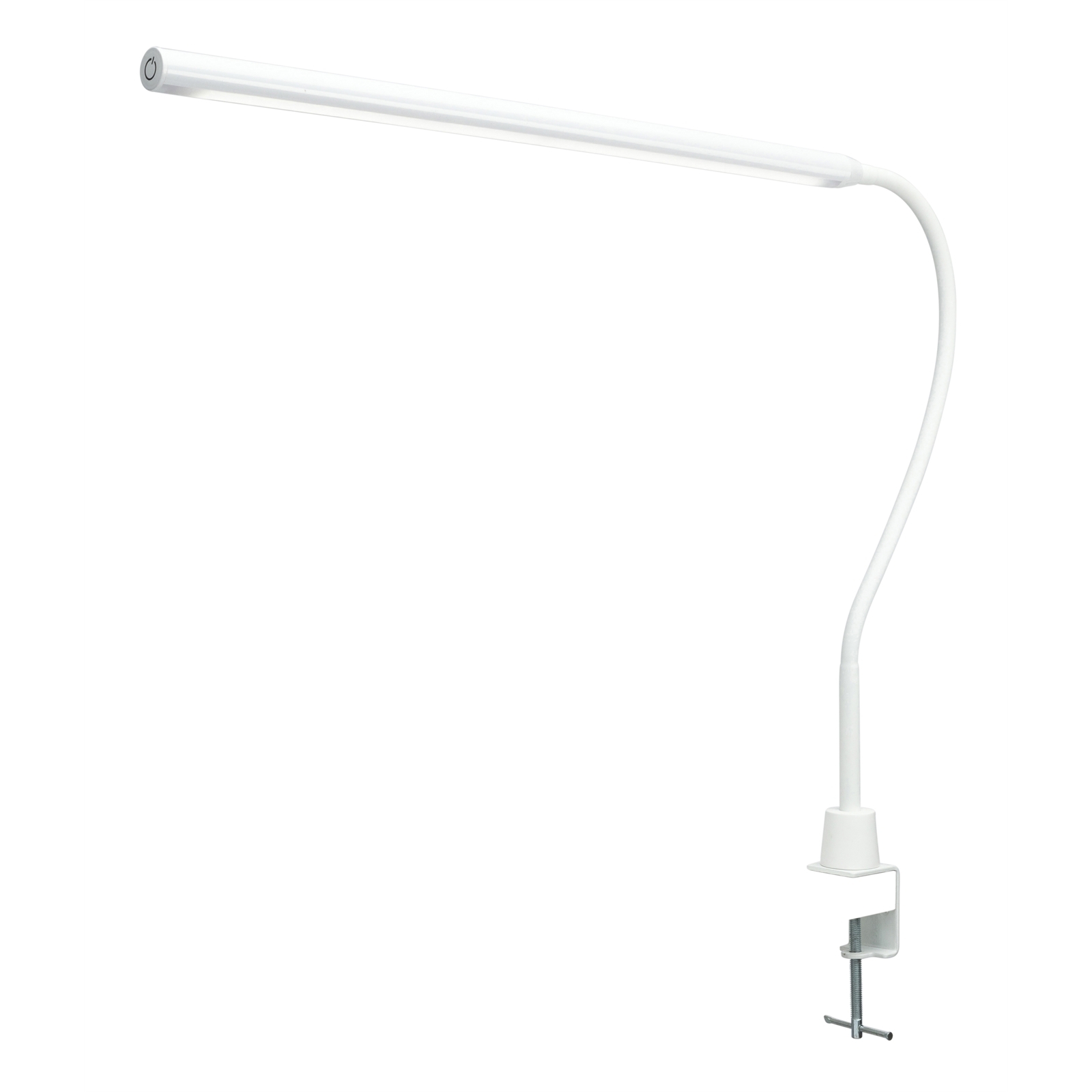 Brilliant Lighting Large White Create Desk Lamp With Clamp