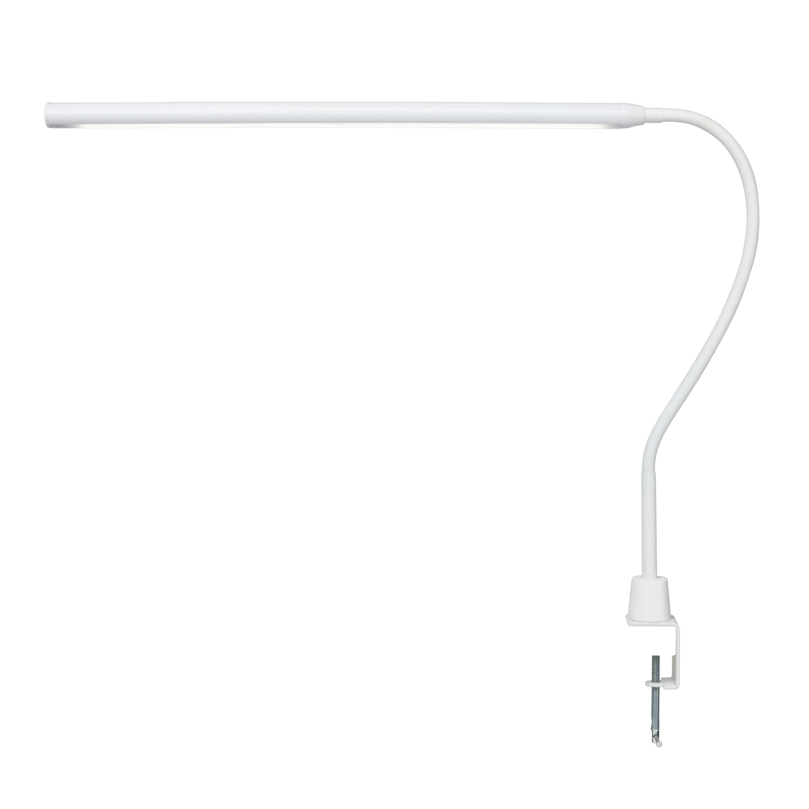 Brilliant Lighting Large White Create Desk Lamp With Clamp