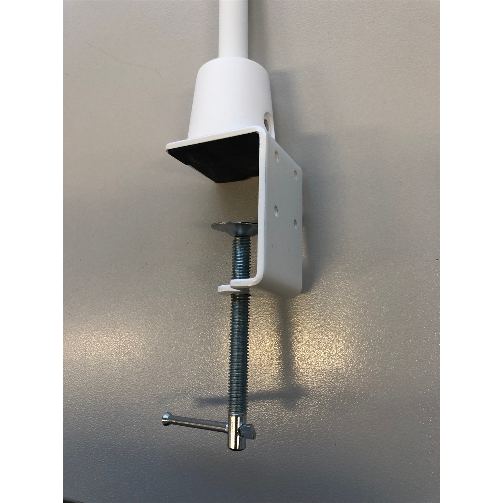 Brilliant Lighting Large White Create Desk Lamp With Clamp