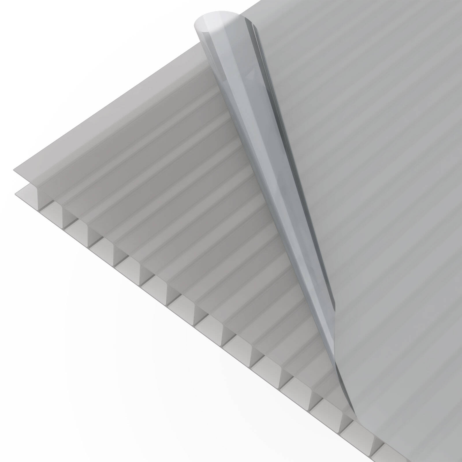 Suntuf Sunlite 10mm x 5.0m Solar Control Grey Twinwall Polycarbonate Roofing