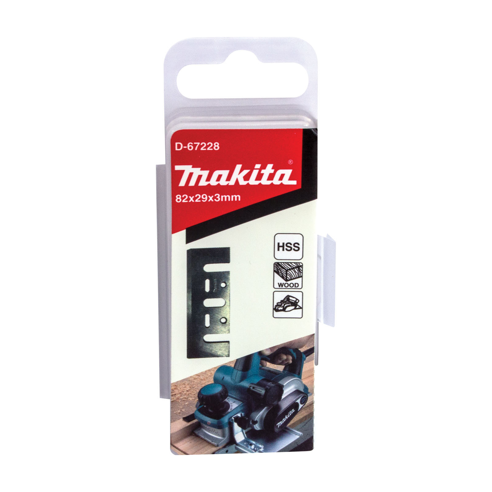 Makita 82mm HSS Planer Blade - 2 Pack