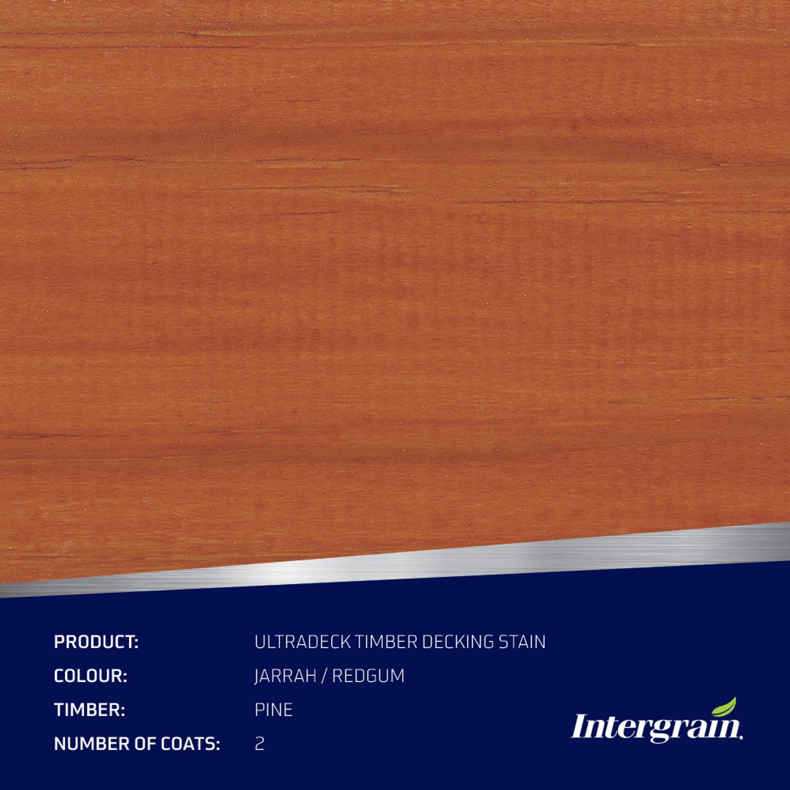 Intergrain 4L Jarrah/Redgum NaturalStain Timber Stain
