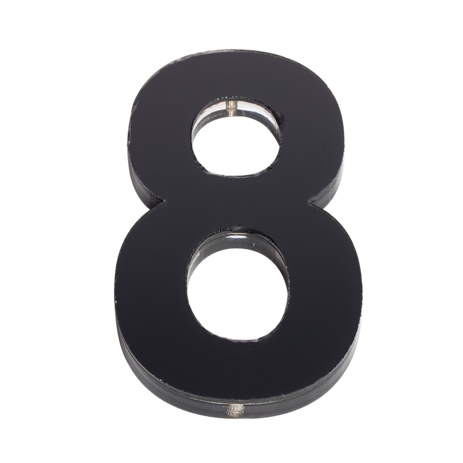 Sandleford 120mm Black Acrylic House Number 8