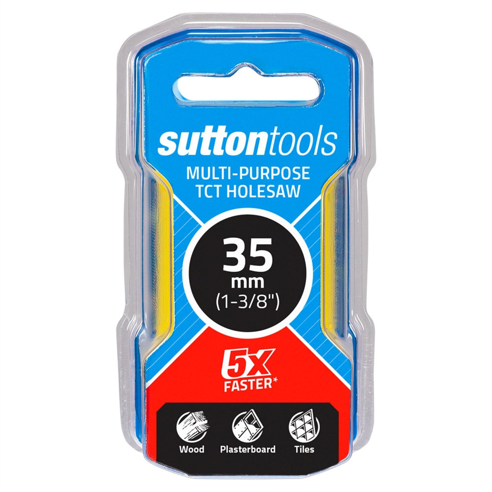 Sutton Tools 35mm TCT Multi-Purpose Seamless Holesaw