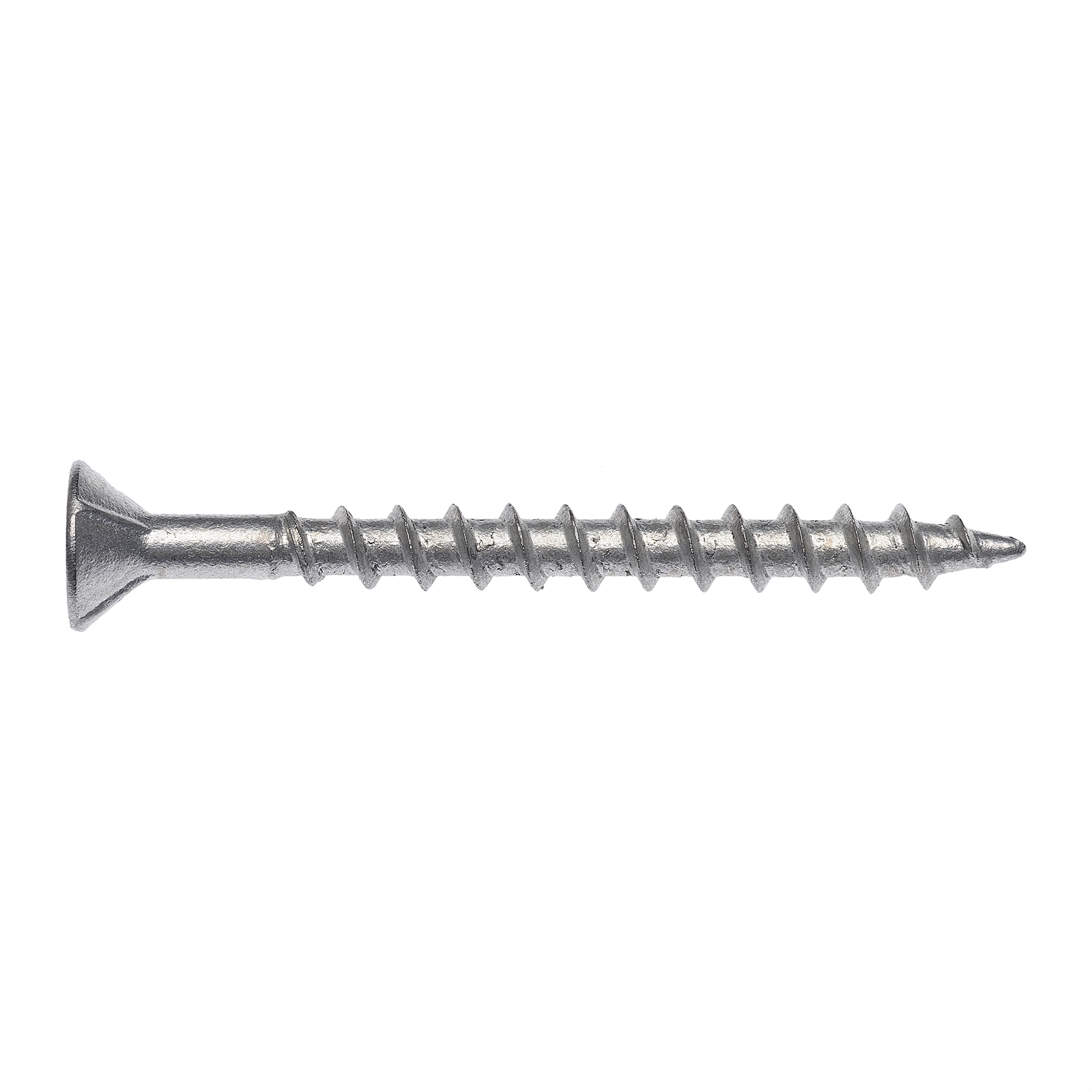 Zenith 8 - 10 x 45mm Galvanised Countersunk Rib Head Timber Screws - 50 Pack