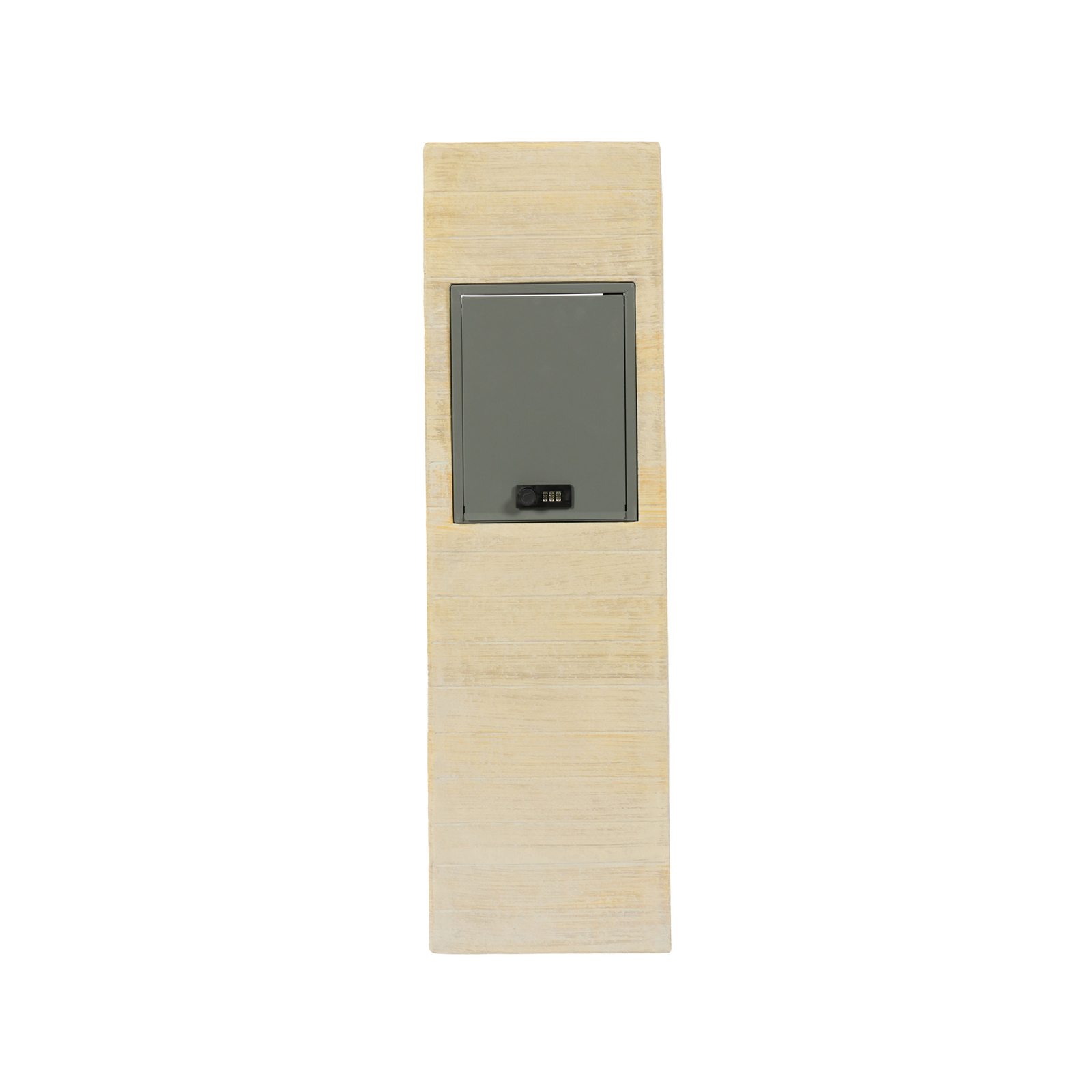 Northcote Pottery 26 x 26 x 89cm Travertine Campbell Pillar Letterbox
