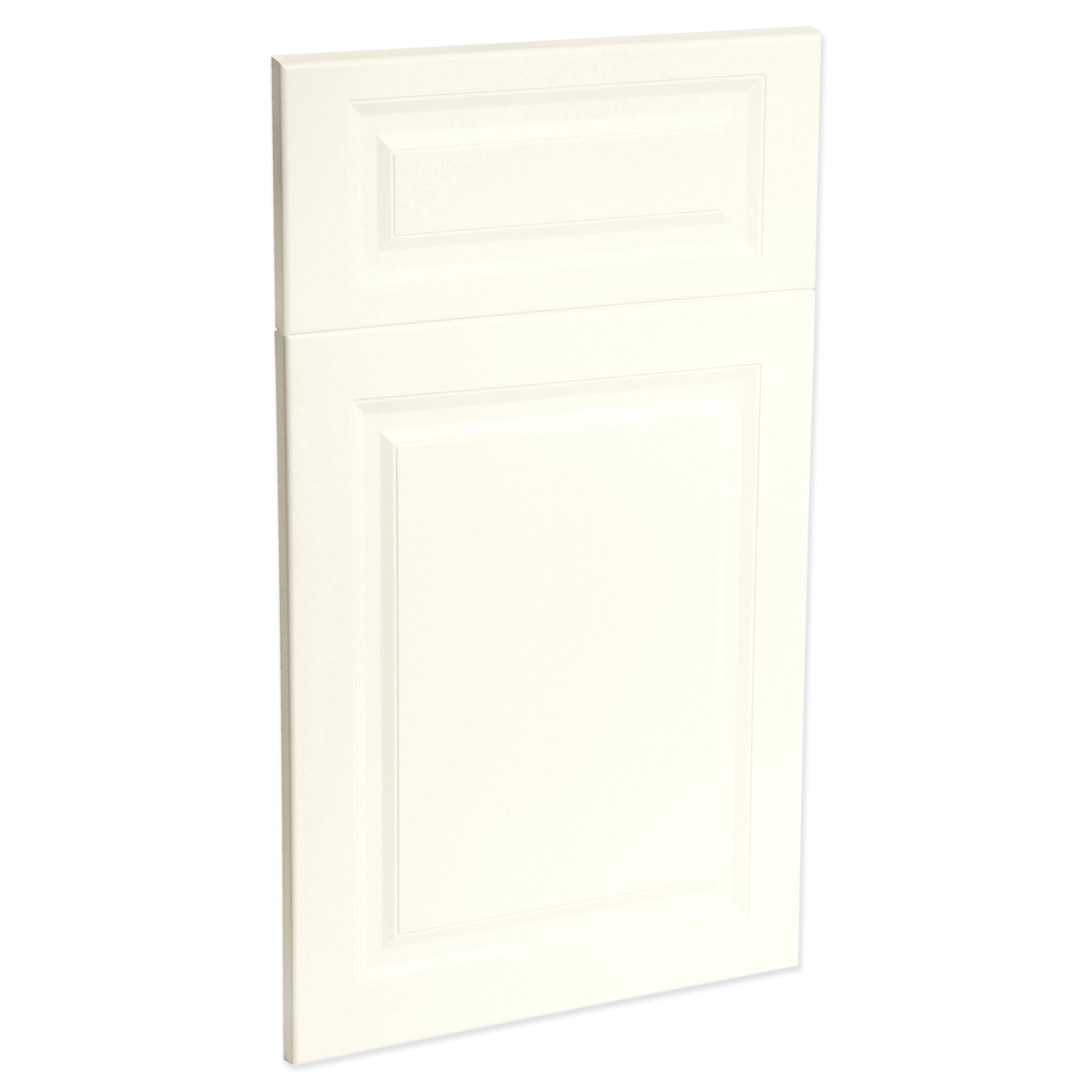 Kaboodle 450mm Antique White Heritage Vinyl 1 Door / 1 Drawer Panel