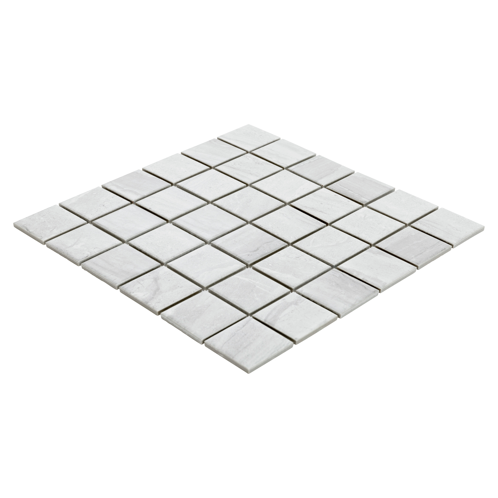 Decor8 Tiles 30 x 30cm Grey Como Grigio Square Porcelain Mosaic Tile