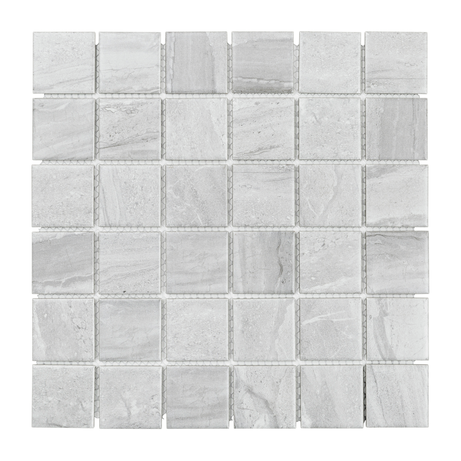 Decor8 Tiles 30 x 30cm Grey Como Grigio Square Porcelain Mosaic Tile
