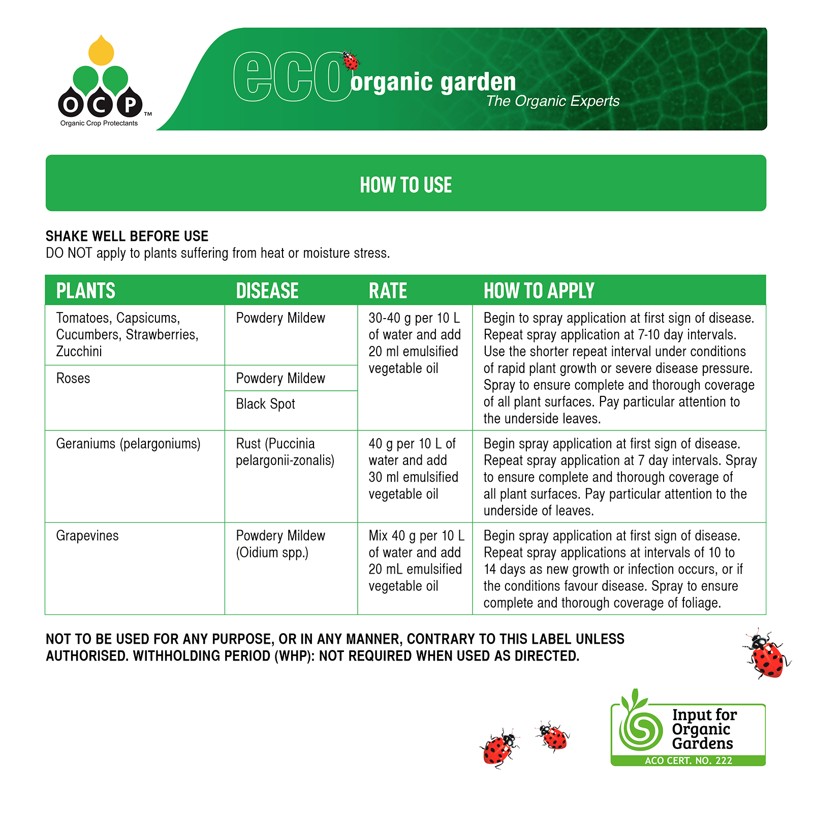 OCP 500g Eco-Fungicide 3 OCP 500g Eco-Fungicide