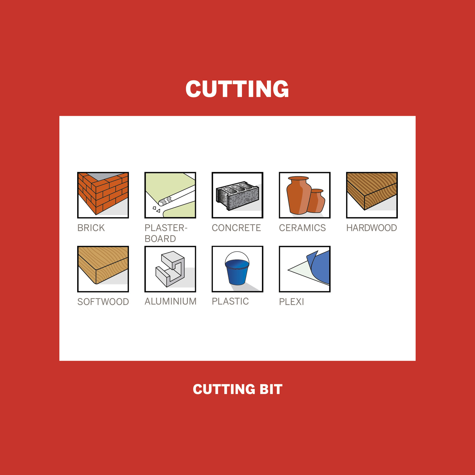 Dremel Spiral Tile Cutting Bit 3.2mm (562) 4 Dremel Spiral Tile Cutting Bit 3.2mm (562)