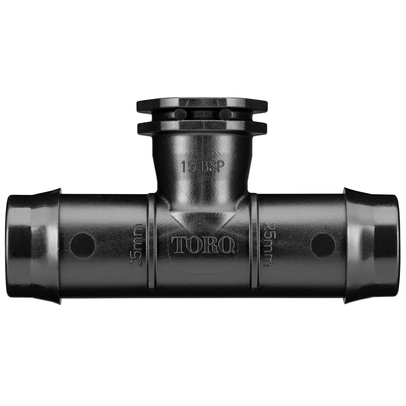 Toro 25mm Barbed x 15mm Single BSP Female Threaded Tee