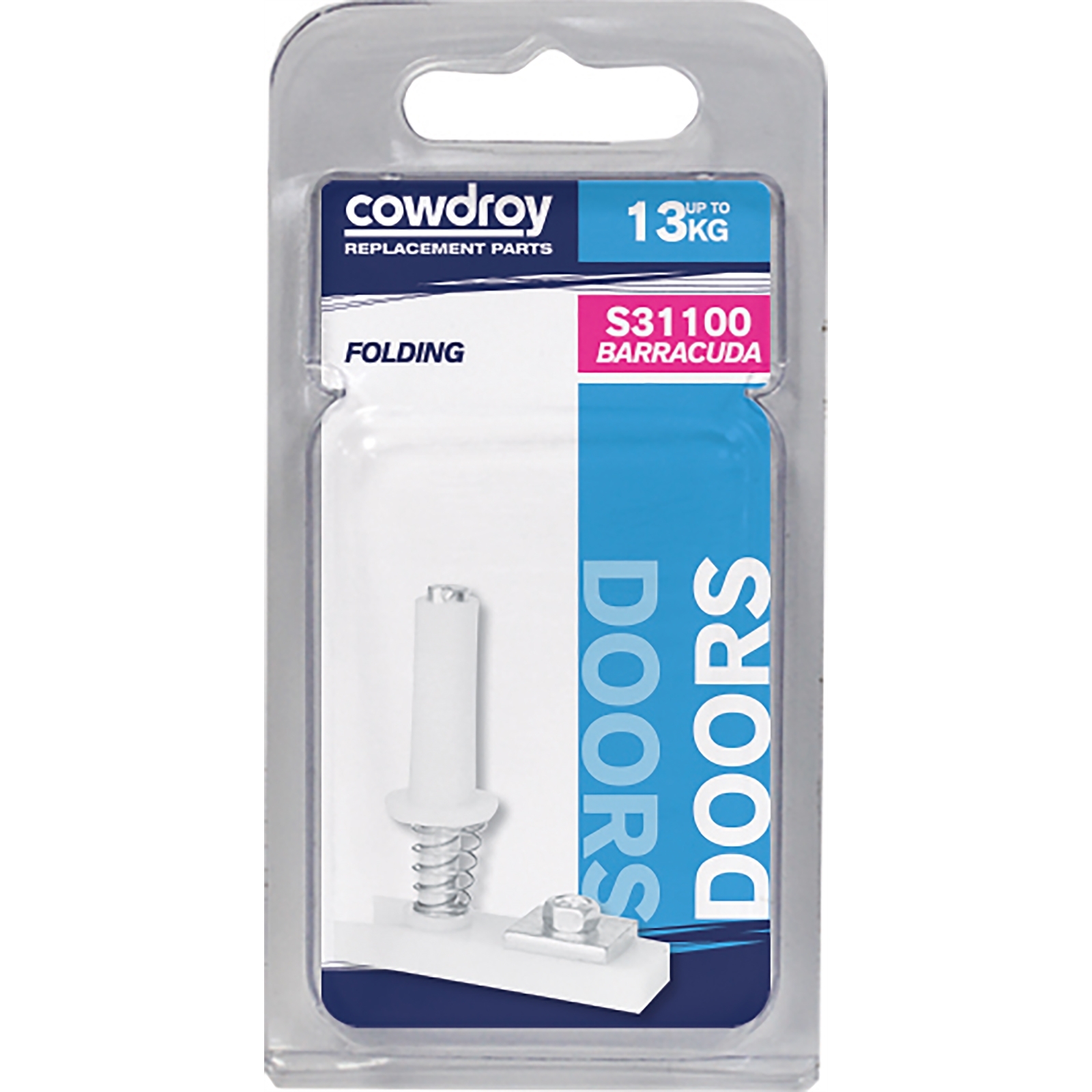 Cowdroy Zinc Plated Top Pivot Socket For Bi-Fold Doors