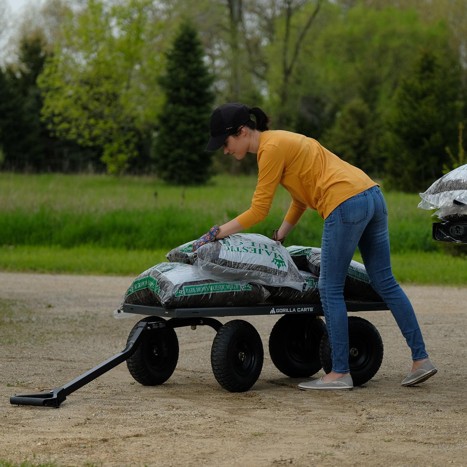 Gorilla Carts 170L Steel Mesh Cart 6 Gorilla Carts 170L Steel Mesh Cart