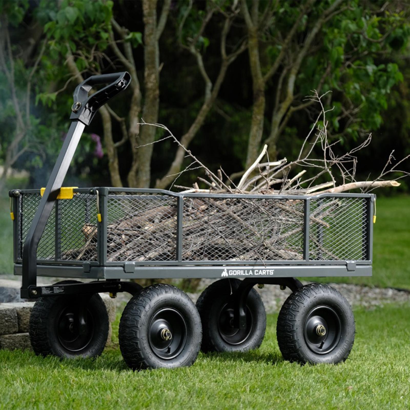 Gorilla Carts 170L Steel Mesh Cart 7 Gorilla Carts 170L Steel Mesh Cart