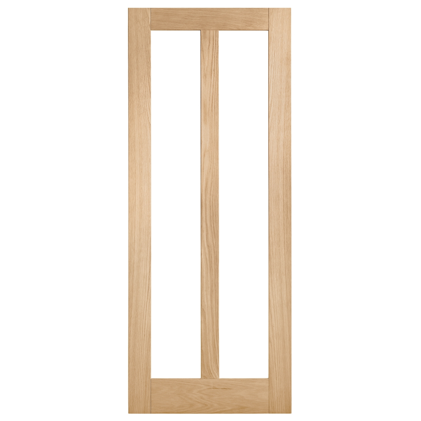 Corinthian 2040 x 620 x 35mm Internal Door White Oak Moda Clear Glass AMODG16