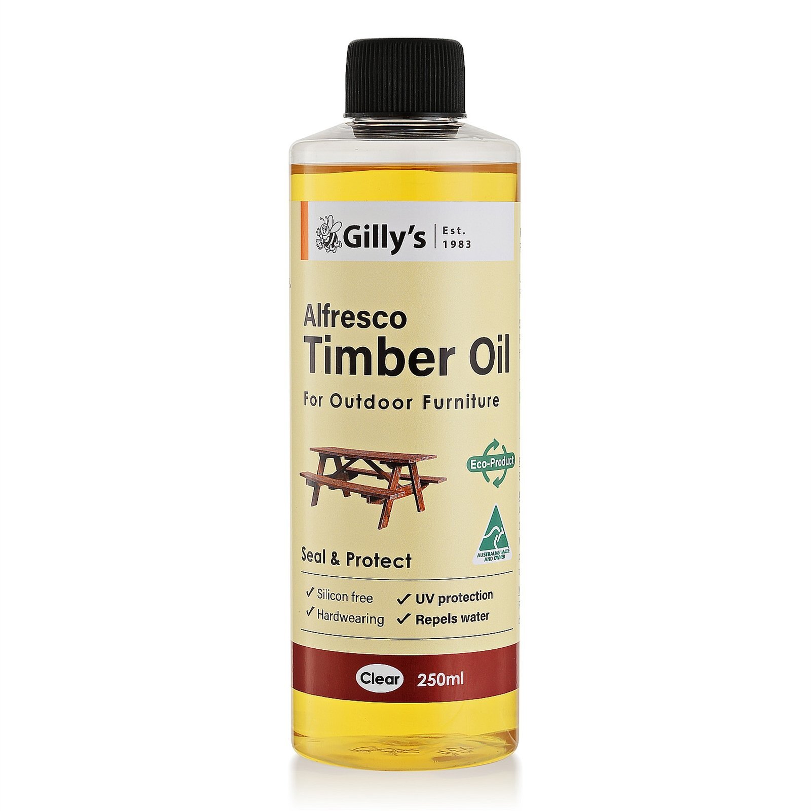 Gilly's 250ml Outdoor Furniture Alfresco Timber Oil