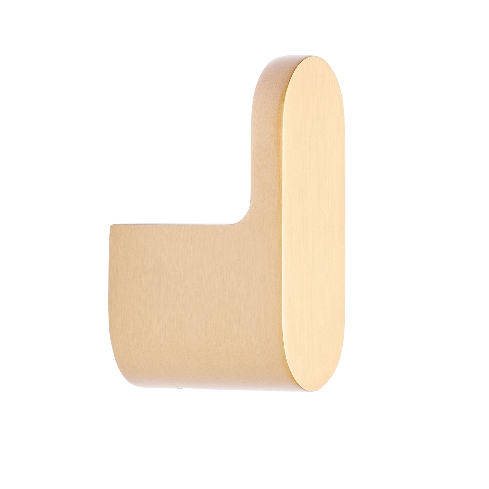 Zenith Brushed Brass Robe Hook
