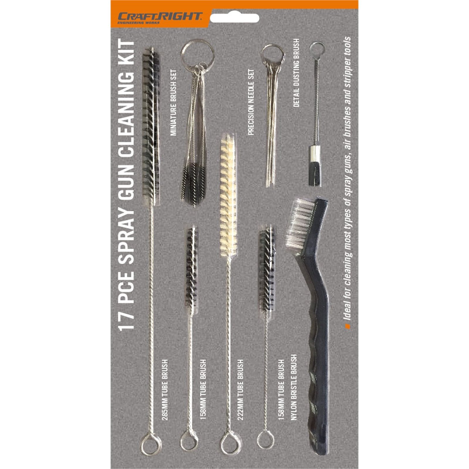 Craftright 17 Piece Spray Gun Cleaning Kit