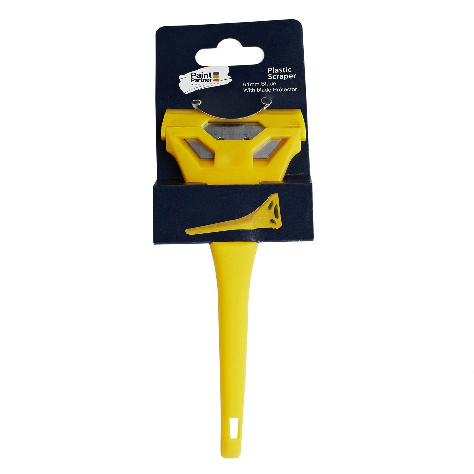 Paint Partner Yellow Window Scraper With Protector