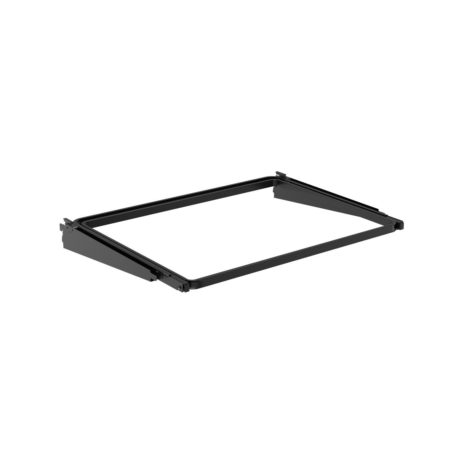 Flexi Storage Home Solutions Black Double Slot Sliding Basket Frame