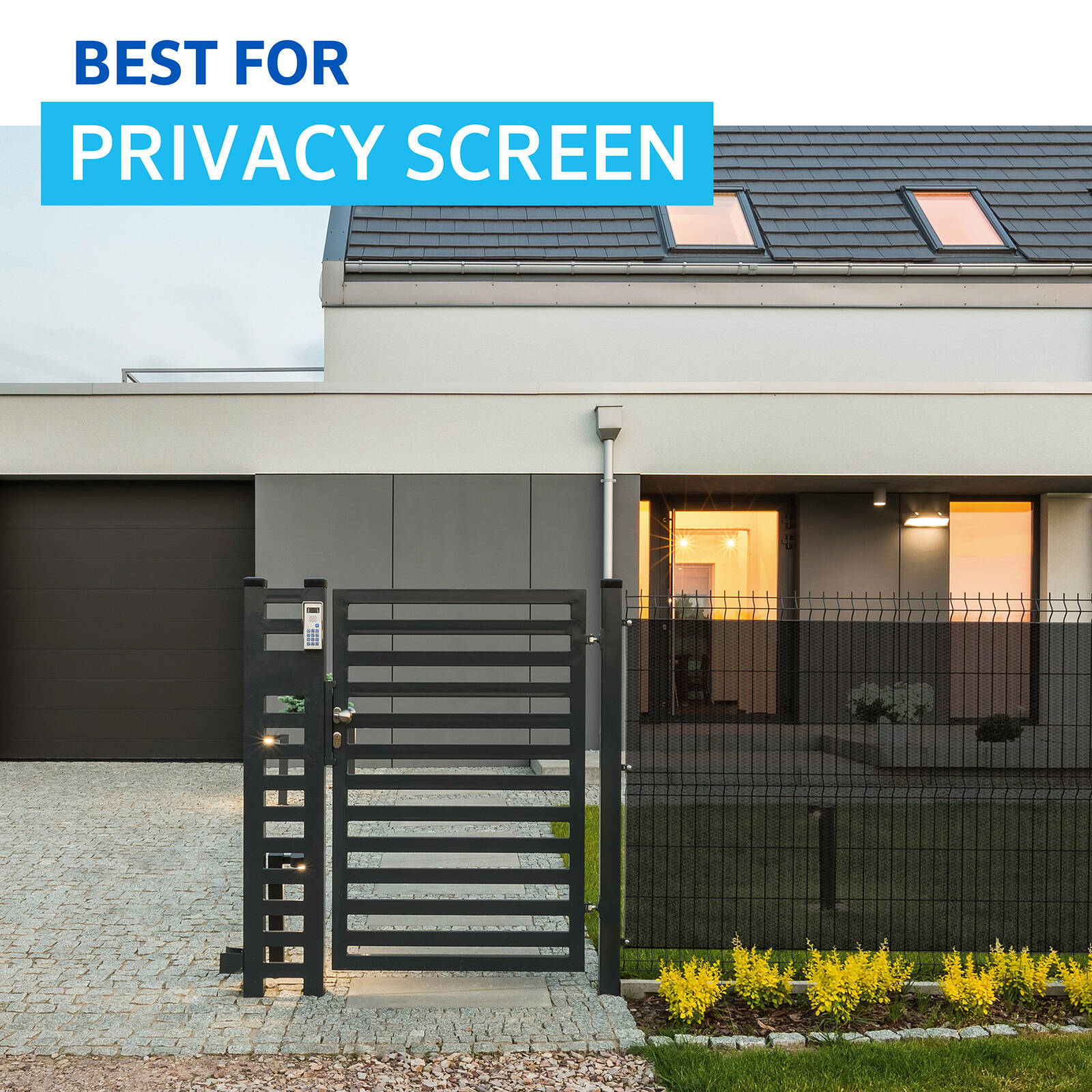 Coolaroo 3.66 X 9m Graphite Heavy-Duty Screening Shade Cloth – 70% UV block 4 Coolaroo 3.66 X 9m Graphite Heavy-Duty Screening Shade Cloth – 70% UV block