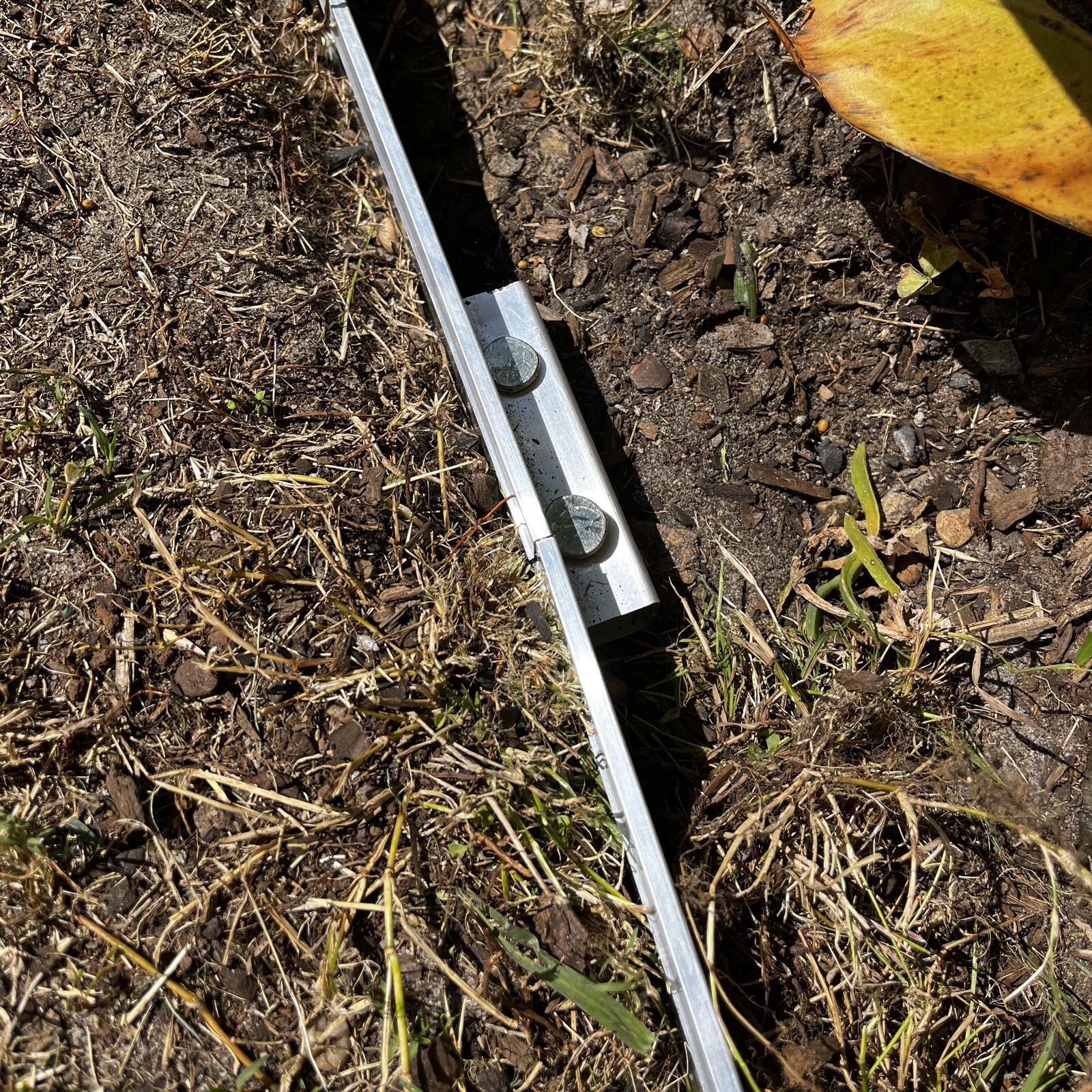 Tuff Edge Brushed Alloy Aluminium Dual Connector - 2 Pack 4 Tuff Edge Brushed Alloy Aluminium Dual Connector - 2 Pack