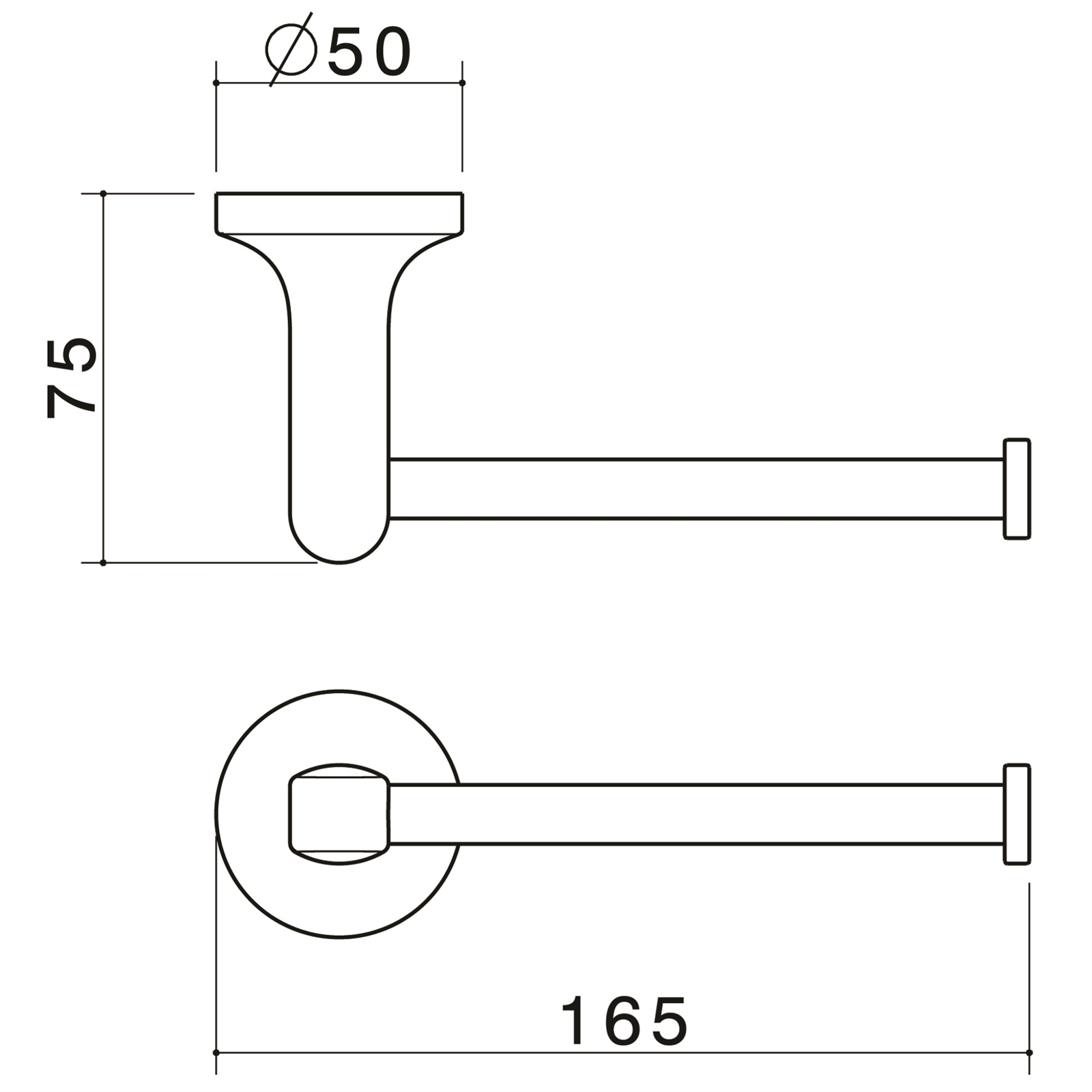 Caroma Sahara Toilet Roll Holder