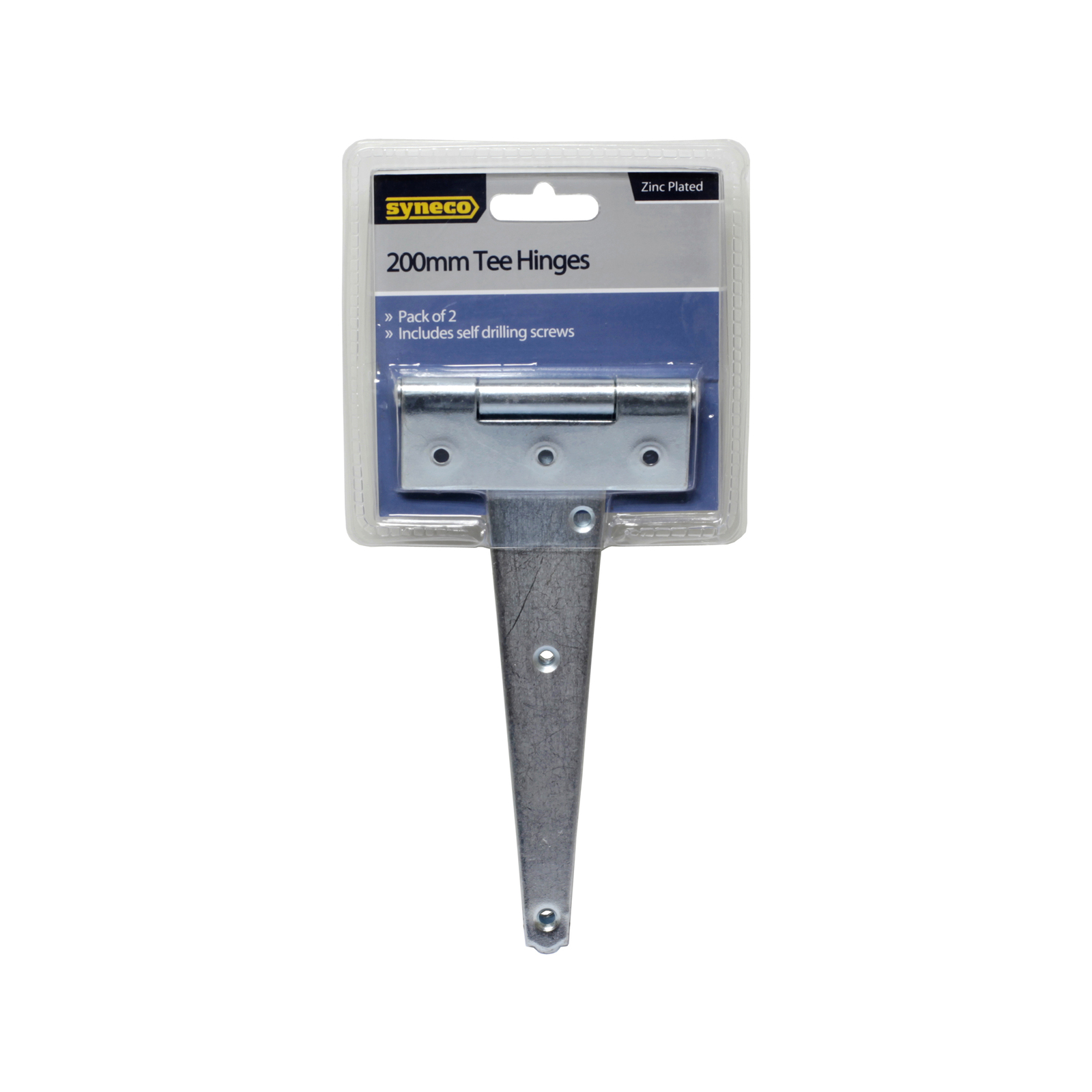 Syneco 200mm Light Duty Tee Hinge - 2 Pack