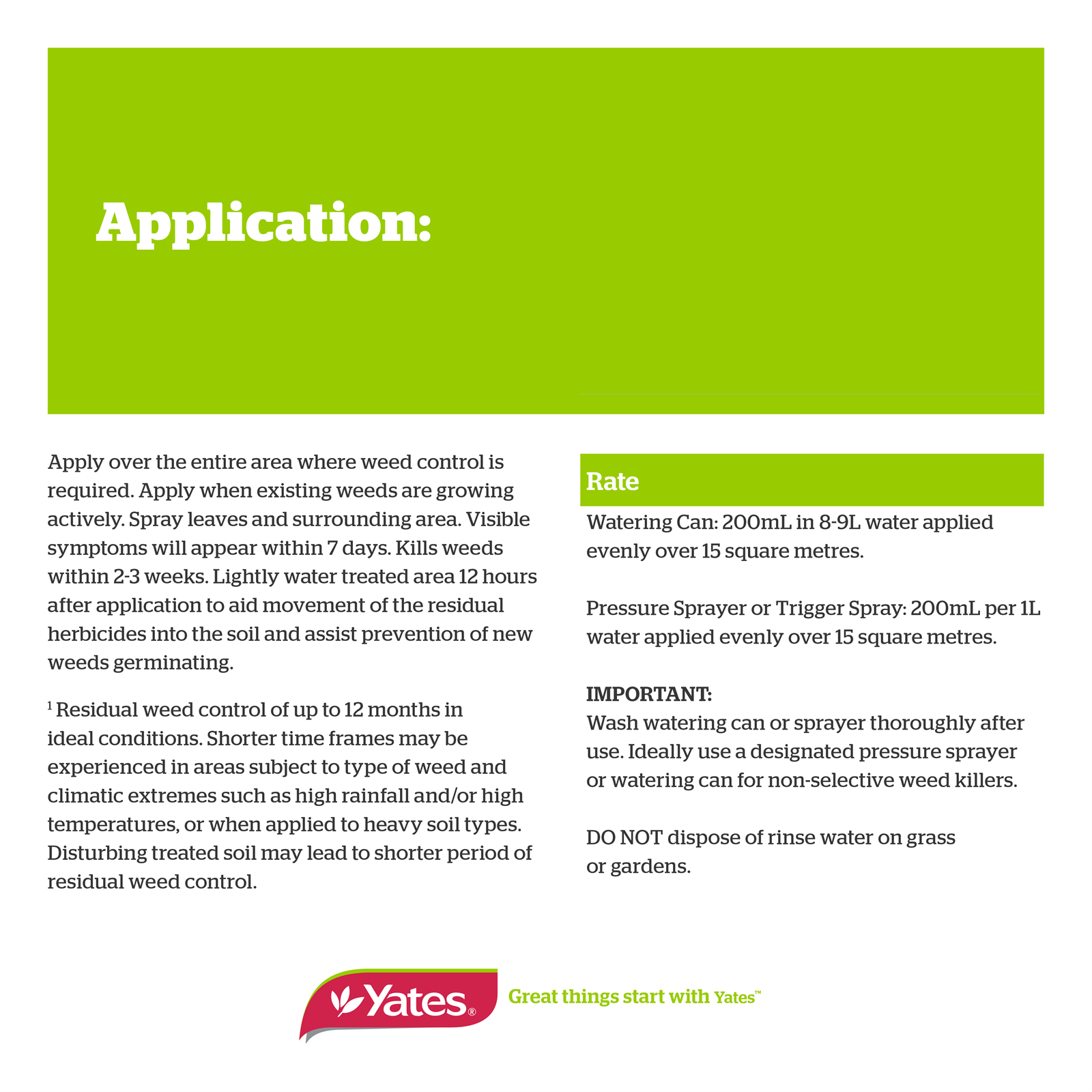 Yates 1L Path Weeder Concentrate