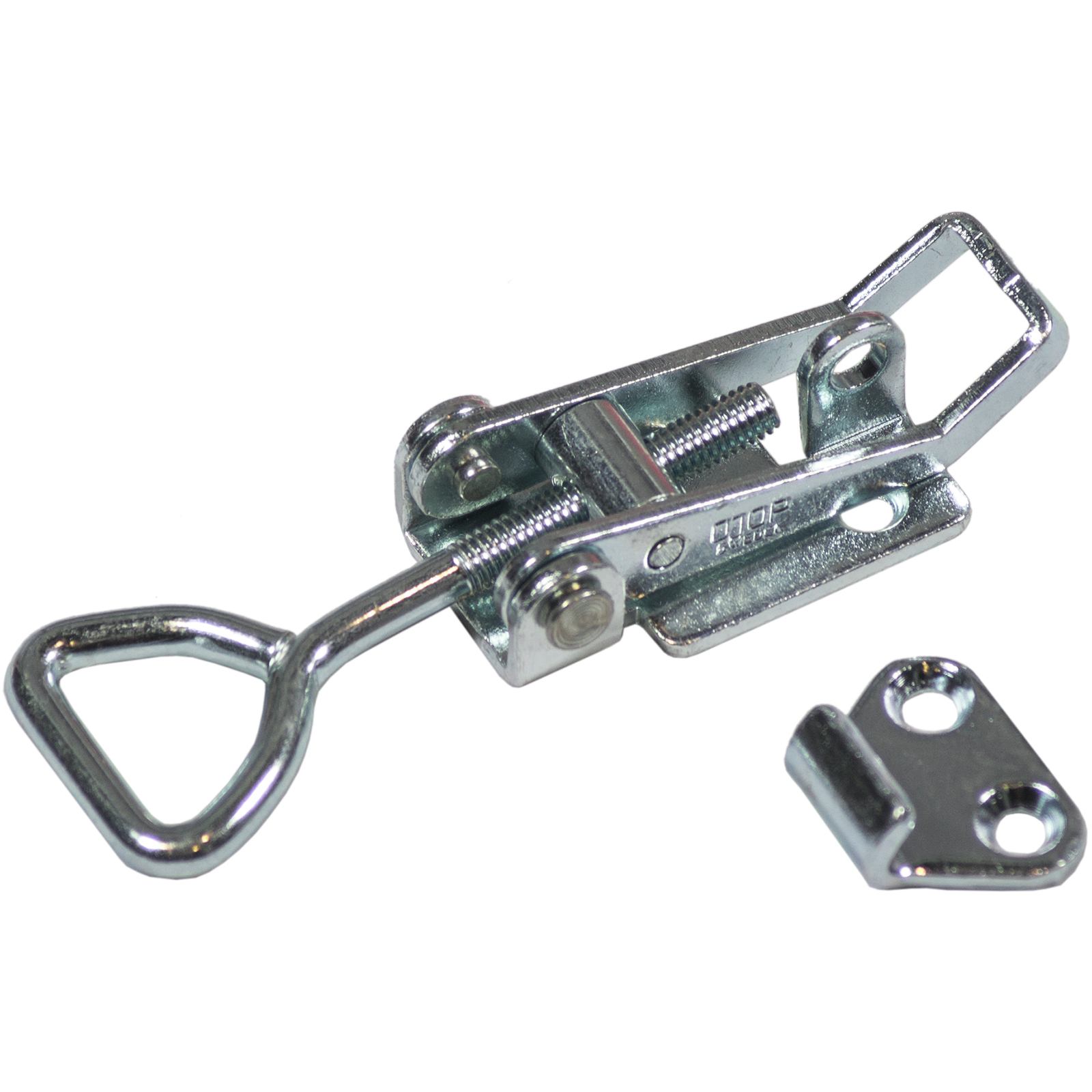 Goliath 120mm Zinc Plated Steel Over Centre Fastener With Keeper