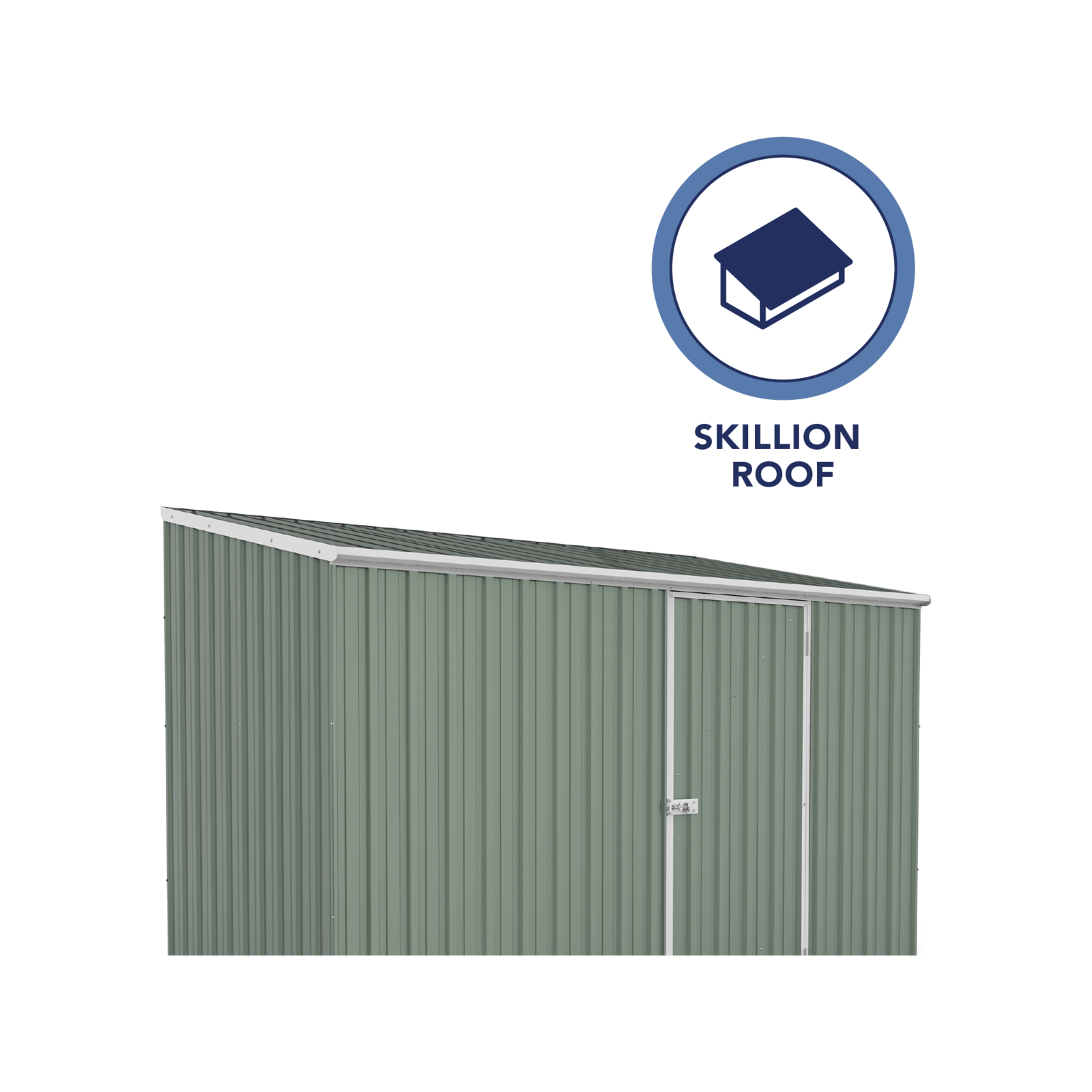 Absco Sheds 3.0 x 1.52 x 2.08m Pale Eucalypt Space Saver Single Door Garden Shed 6 Absco Sheds 3.0 x 1.52 x 2.08m Pale Eucalypt Space Saver Single Door Garden Shed