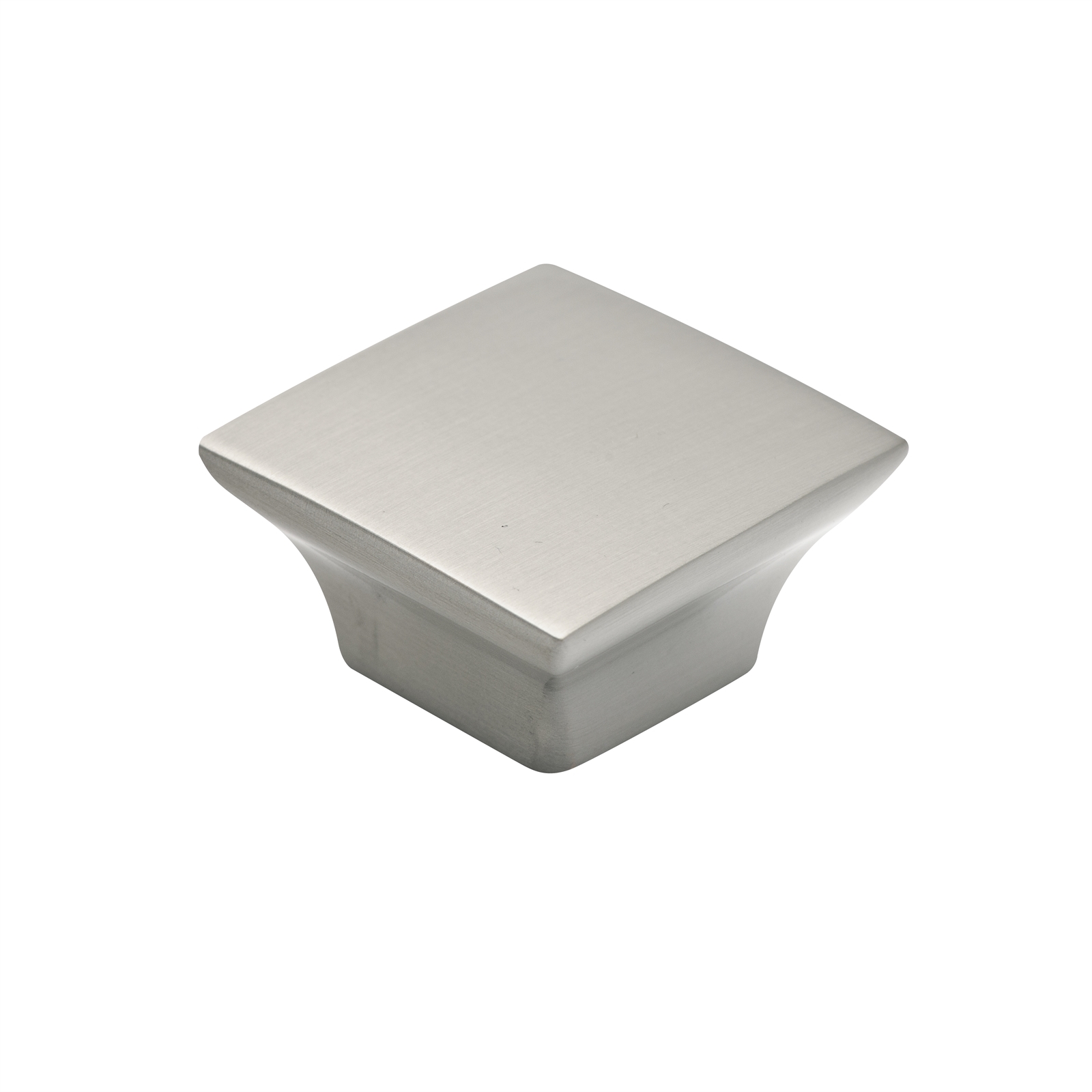 Prestige 32 x 32mm Brushed Nickel Square Mushroom Knob