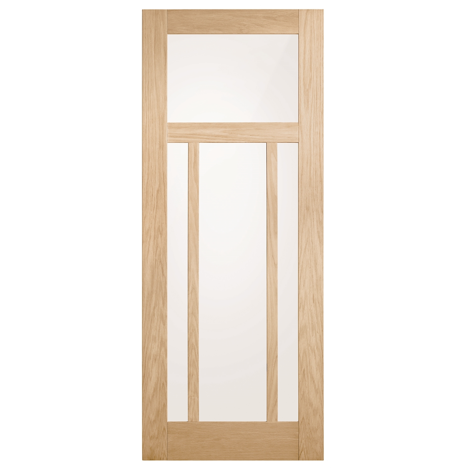 Corinthian 2040 x 720 x 35mm Internal Door White Oak Moda Translucent Glass AMODG21