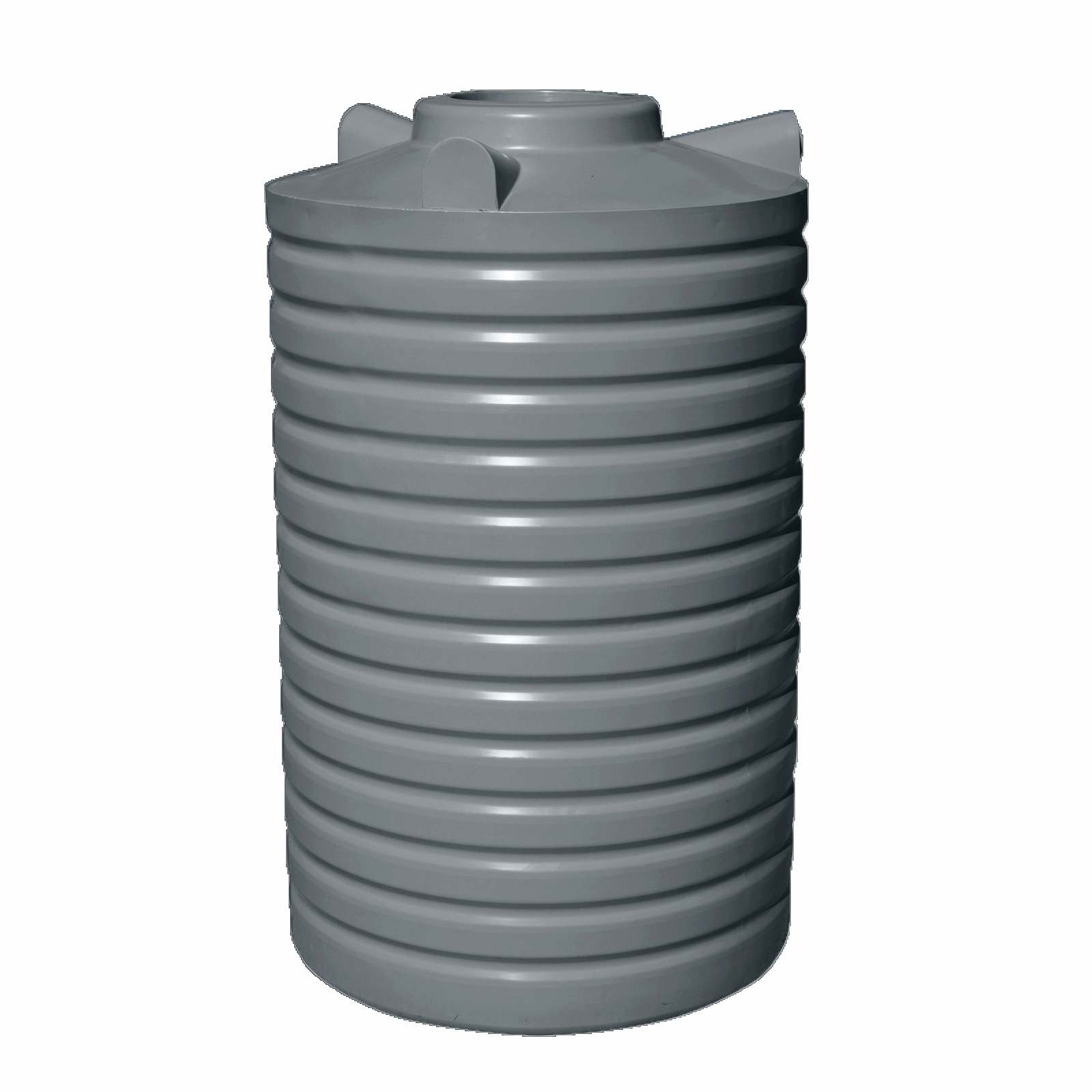 Clark Tanks 2000L Round Poly Water Tank - Slate Grey
