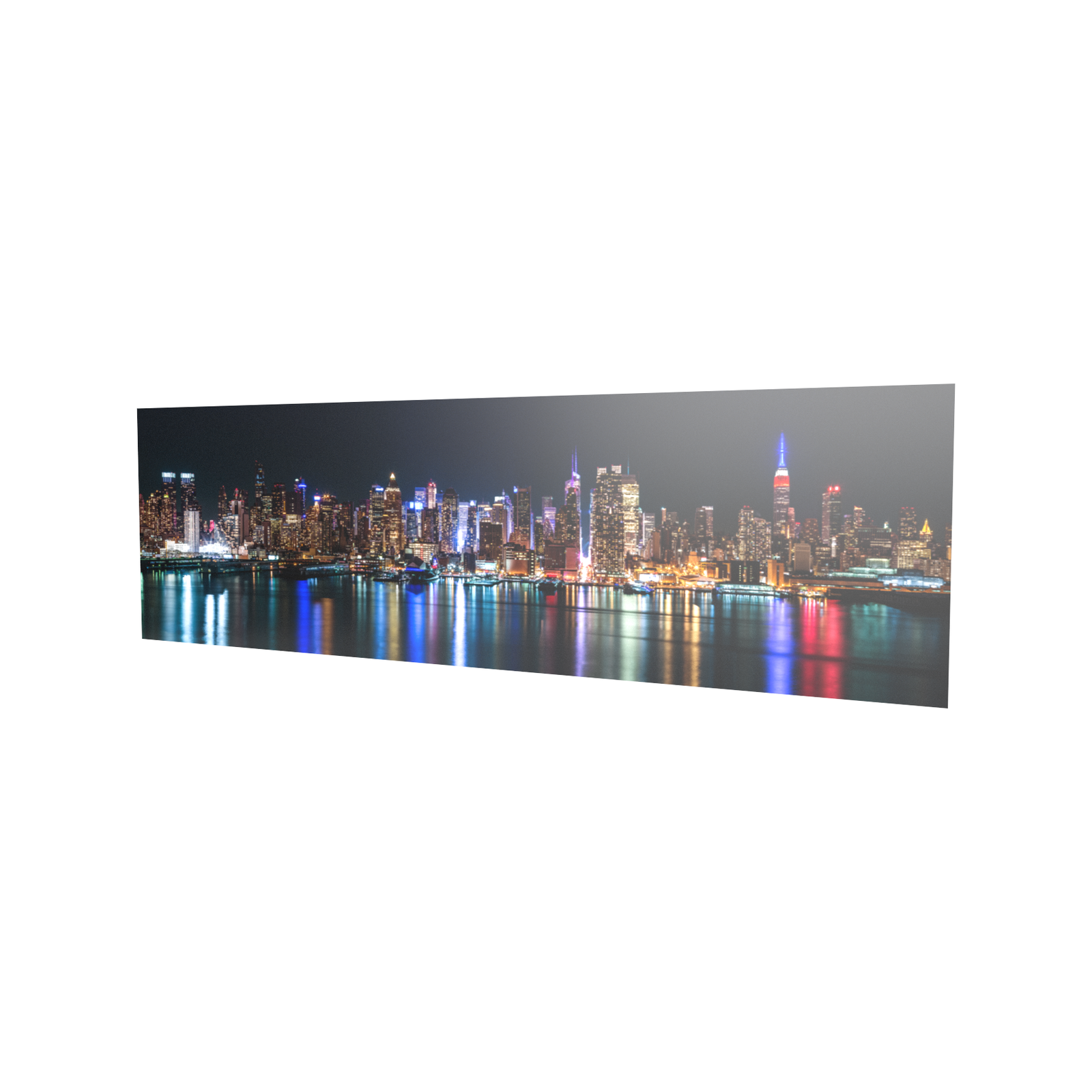Bellessi 650mm x 595mm x 5mm Motiv Glass Filler Panel - Manhattan Night