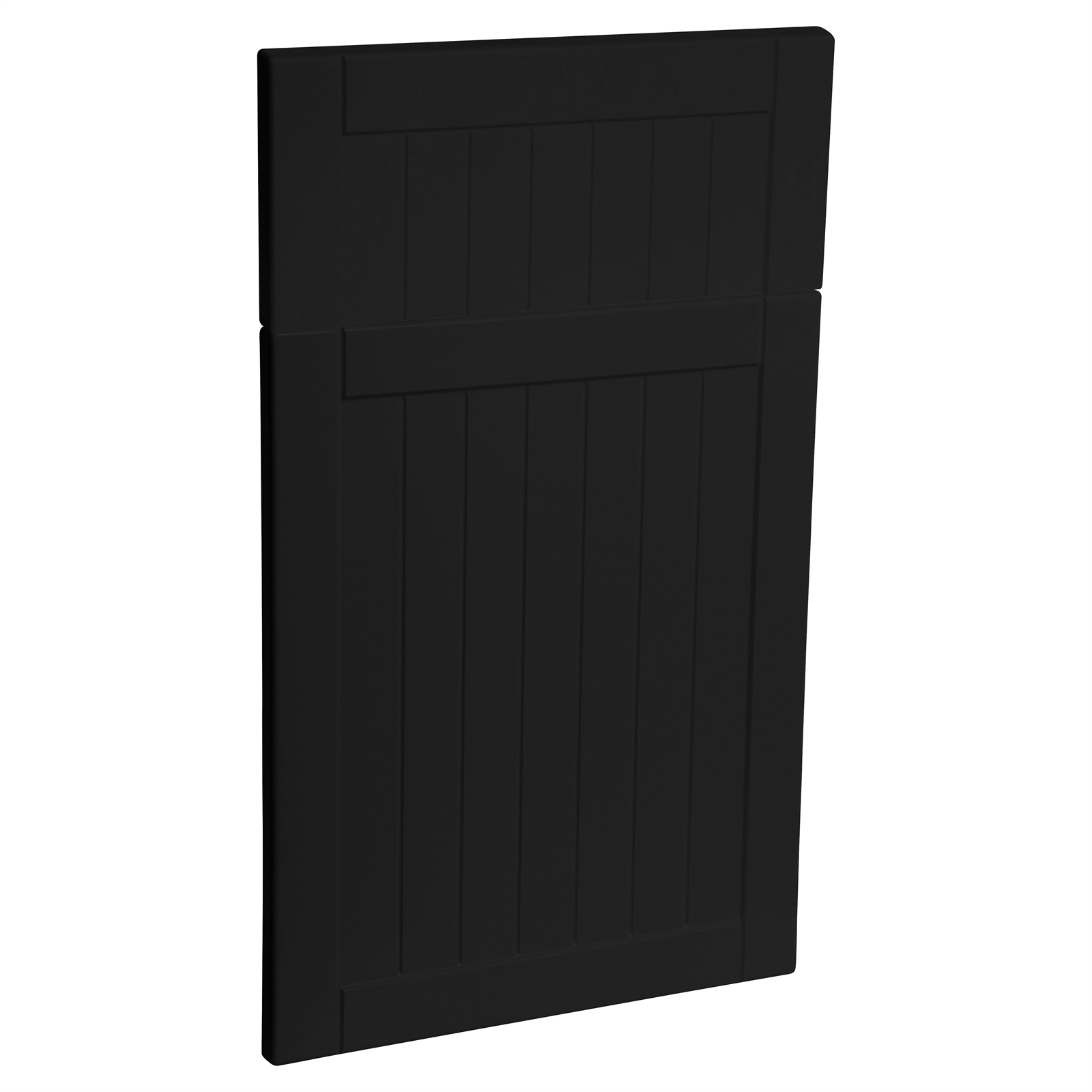 Kaboodle 450mm Black Olive Country Door / 1 Drawer Panel