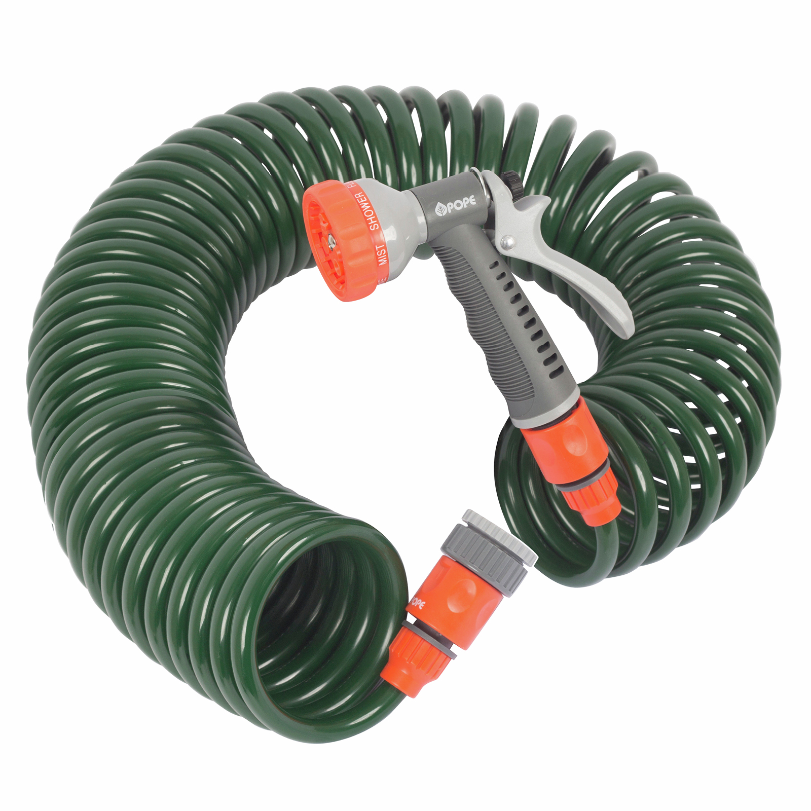 Pope 8mm x 7.5m Spiral Hose Set