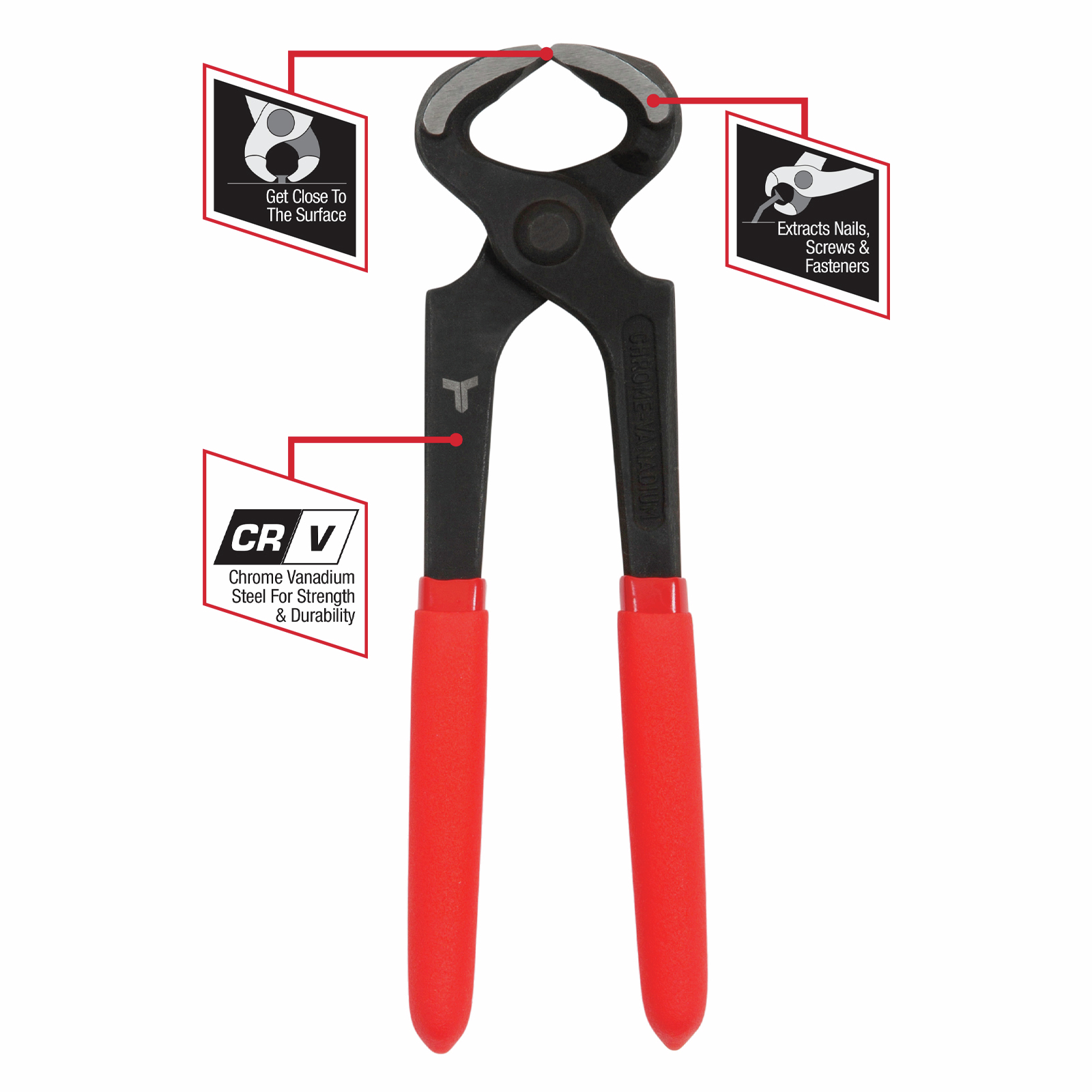 Trojan 175mm Carpenter's Pincer Plier