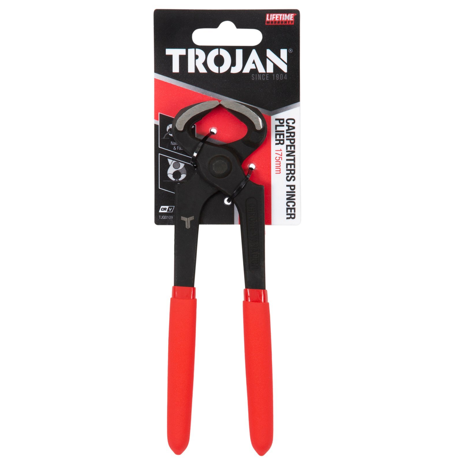 Trojan 175mm Carpenter's Pincer Plier