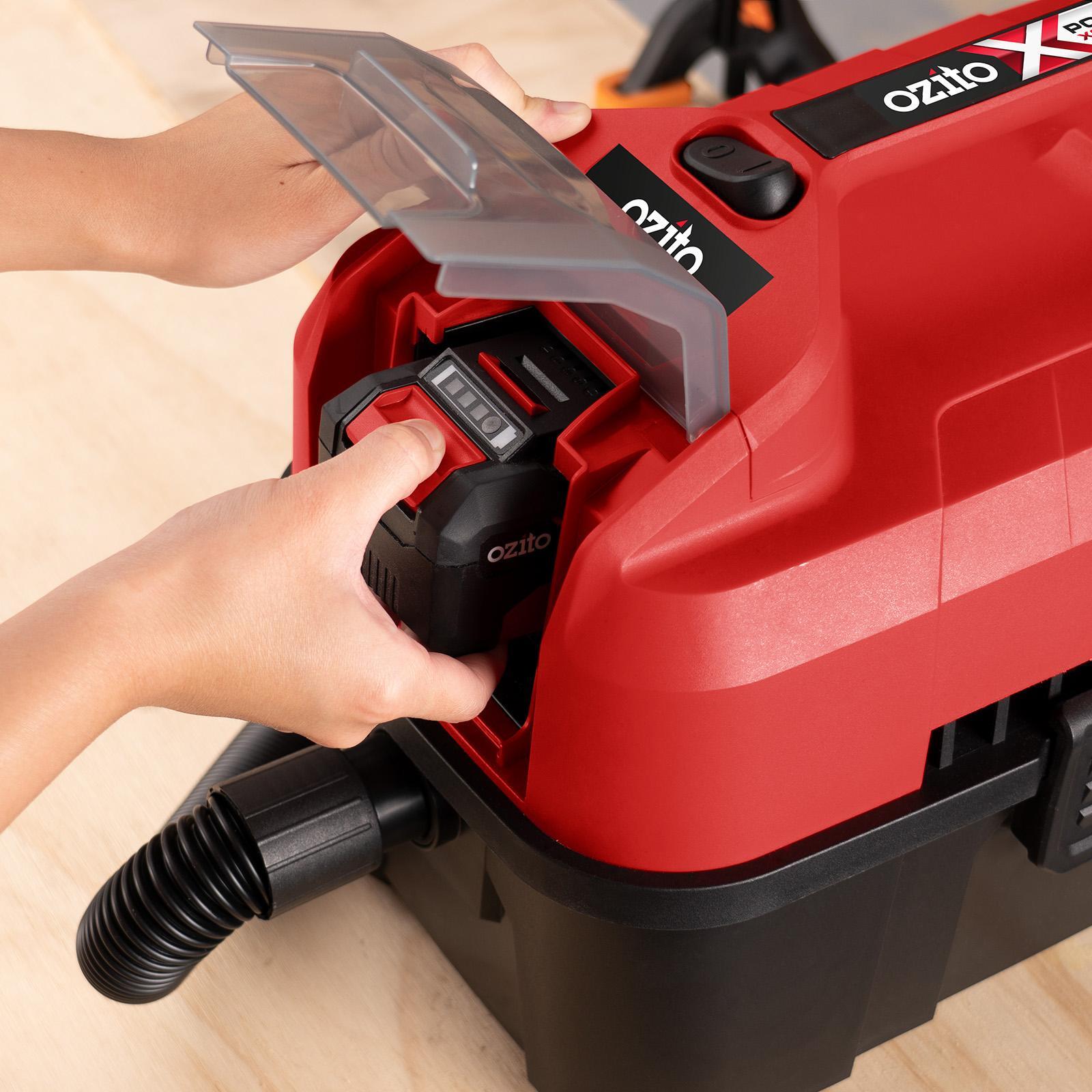 Ozito PXC 18V 10L Cordless Wet And Dry Vacuum / Inflator - Skin Only