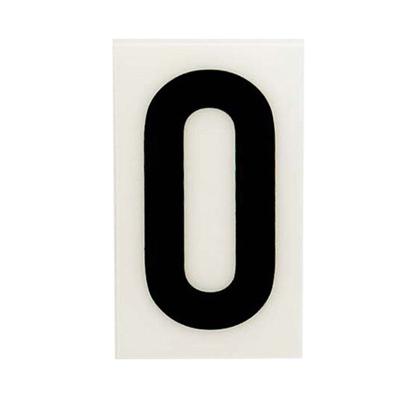 Sandleford 85mm White Self Adhesive House Letter O