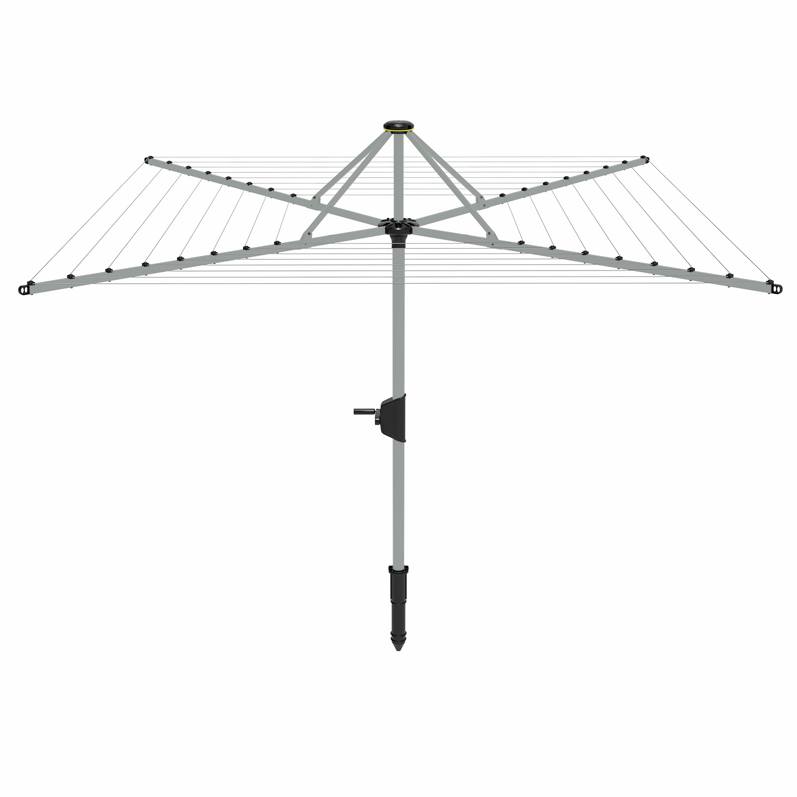 Daytek Light Grey MK2 M58 Rotary Clothesline
