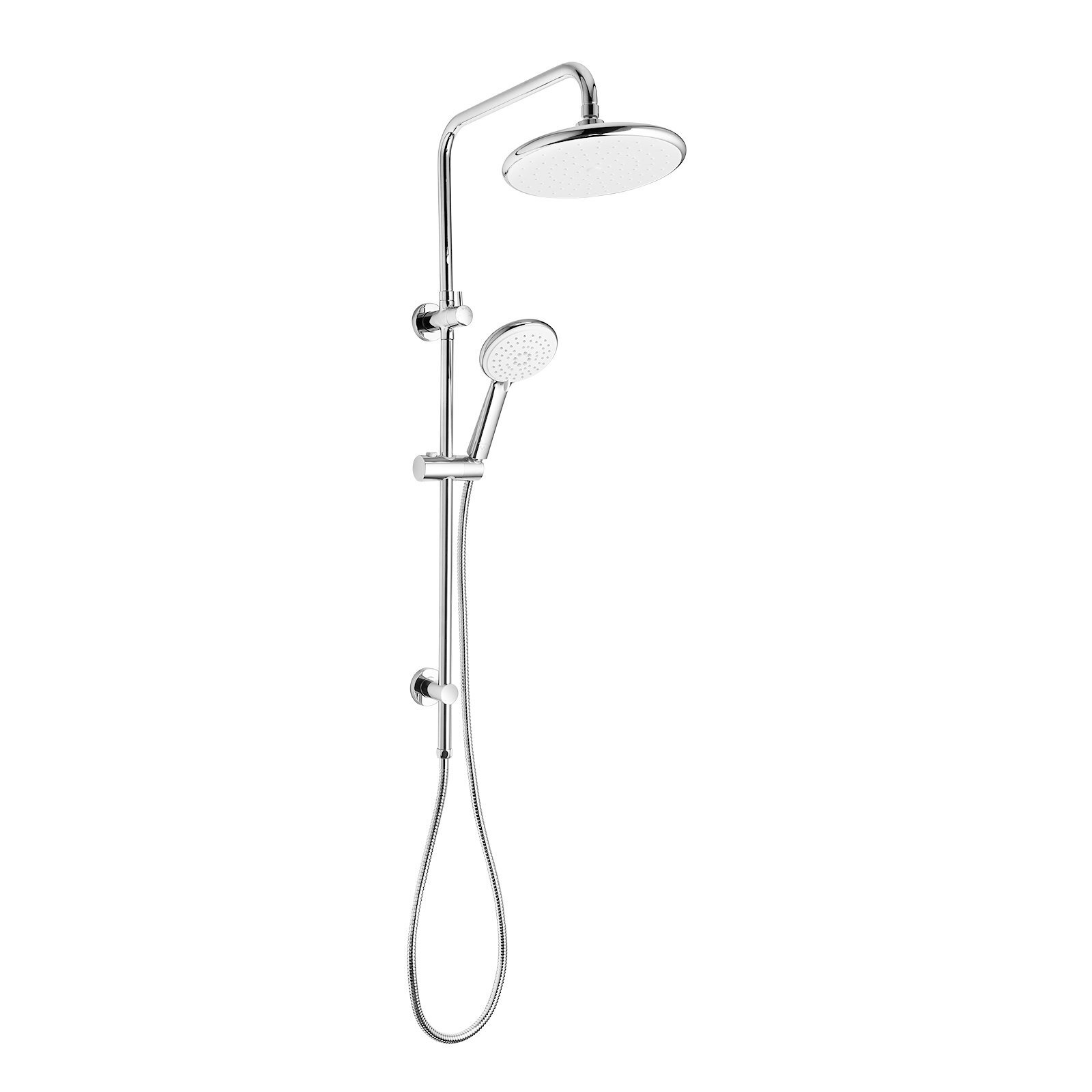 Revolution Self Cleaning Twin Shower Chrome WELS 3 Star 9L/min
