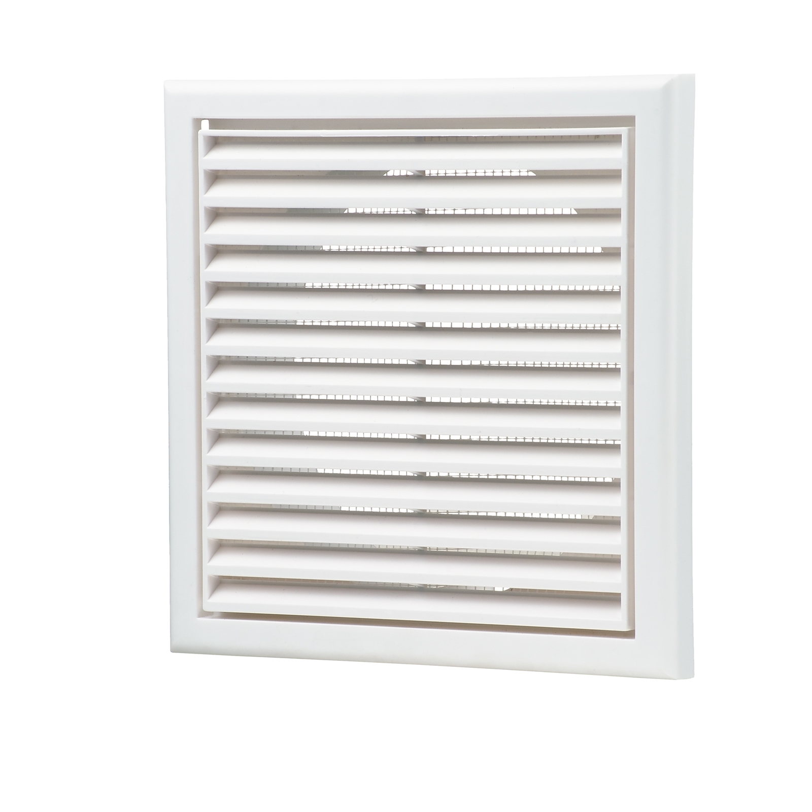 Blauberg 125mm White Square Fixed Grille